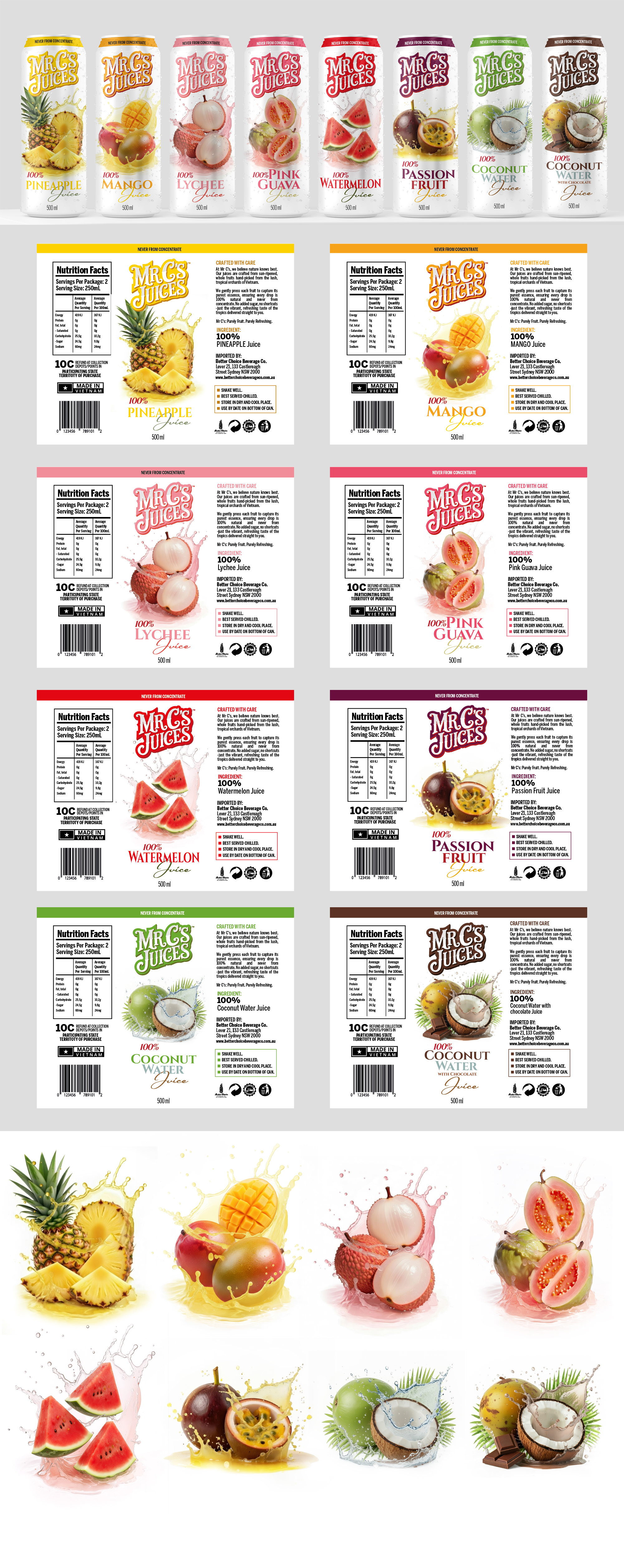 Packaging Design by Jose Lopez ( Verified Pro Designer ) for Better Choice Beverage Co.  | Design #36778970