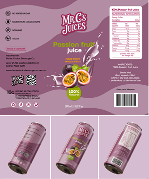 Verpackungs-Design von FK Creative für Better Choice Beverage Co.  | Design: #36680800