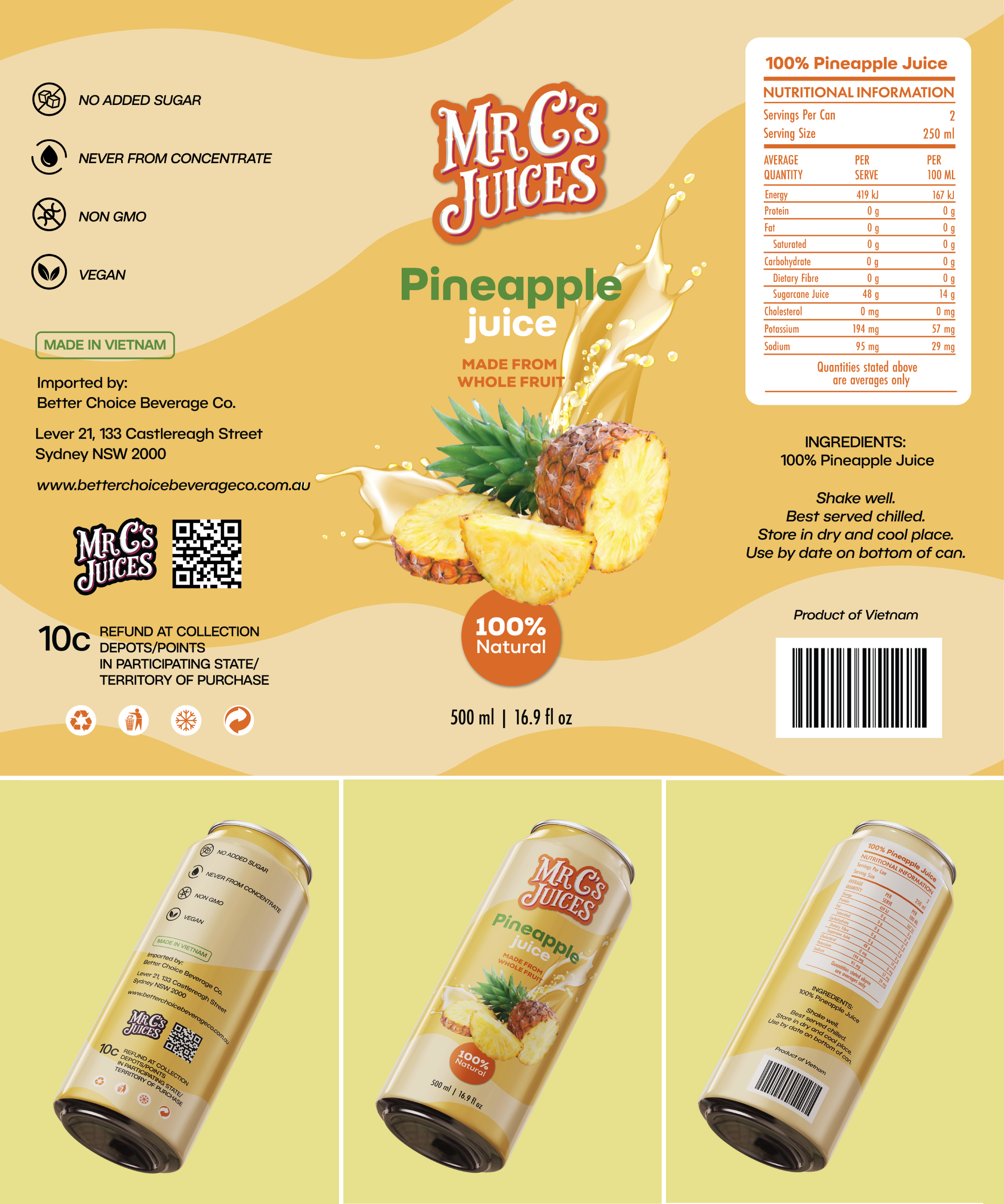 Verpackungs-Design von FK Creative für Better Choice Beverage Co.  | Design #36680801