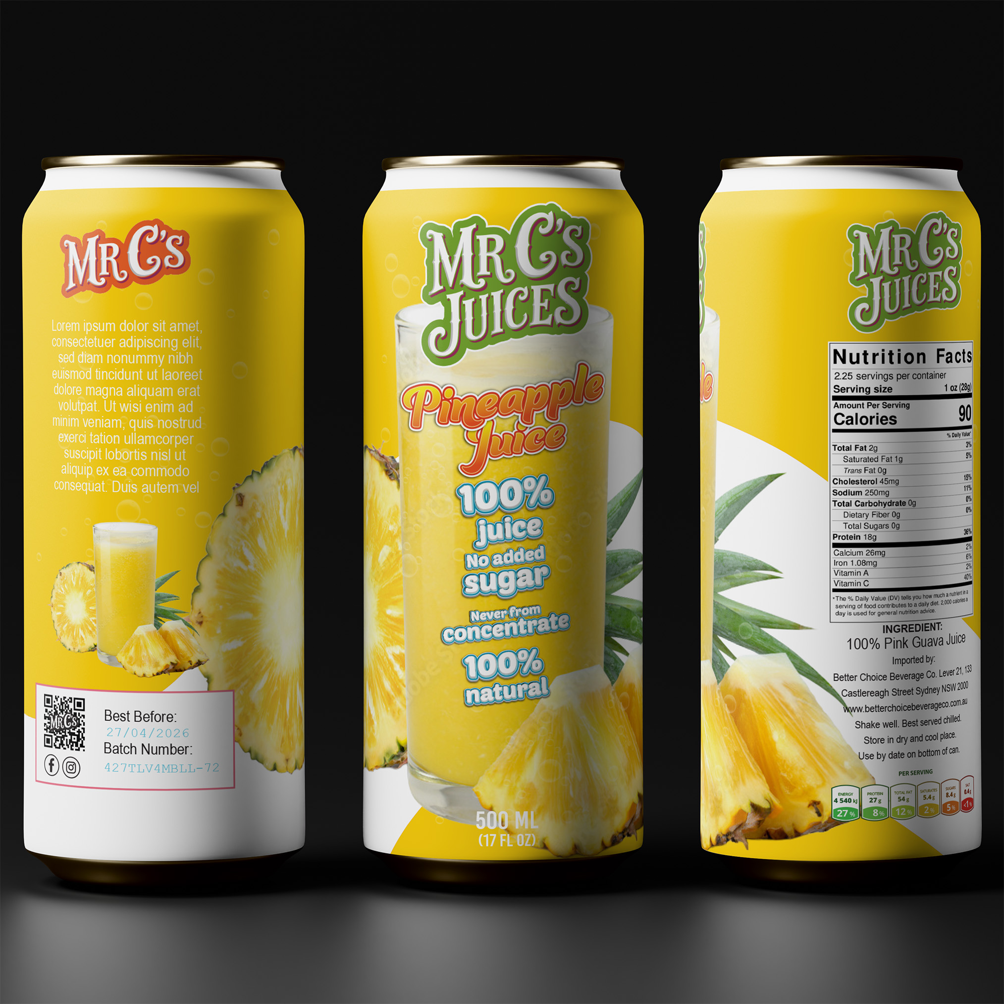 Verpackungs-Design von Agustin  Designer für Better Choice Beverage Co.  | Design #36666296