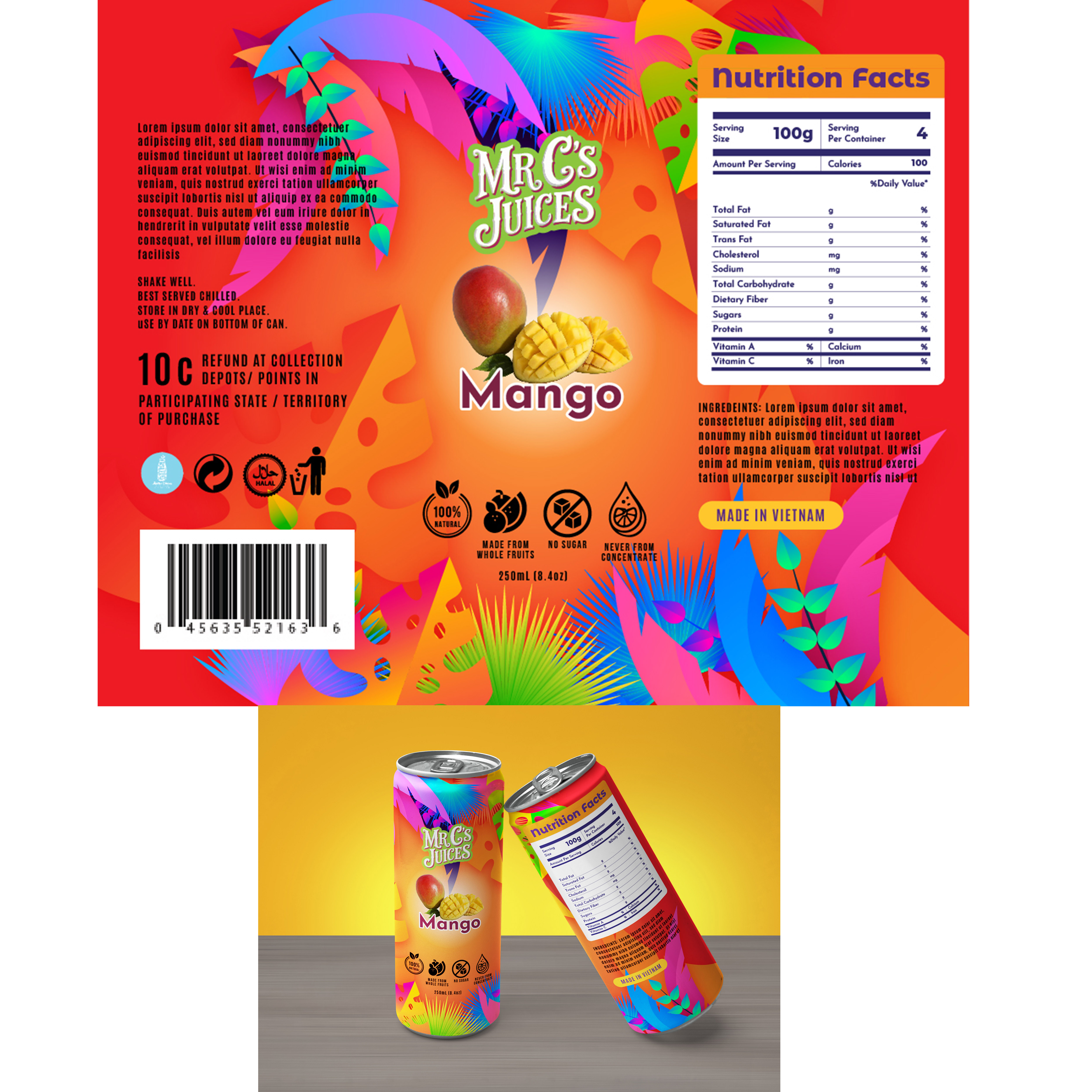 Verpackungs-Design von Javelin Studio für Better Choice Beverage Co.  | Design #36658747