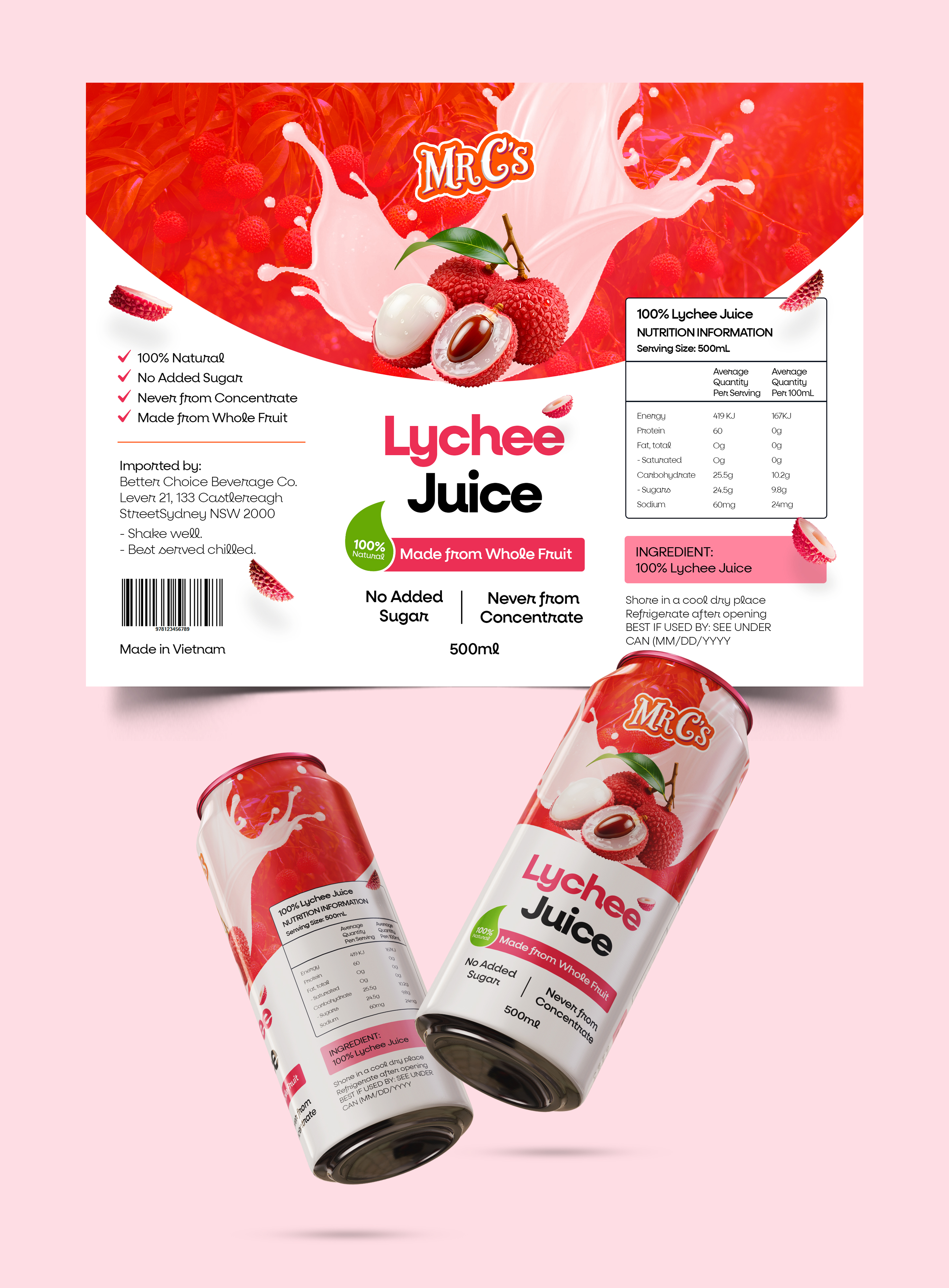 Verpackungs-Design von Graphic Guy für Better Choice Beverage Co.  | Design #36596024