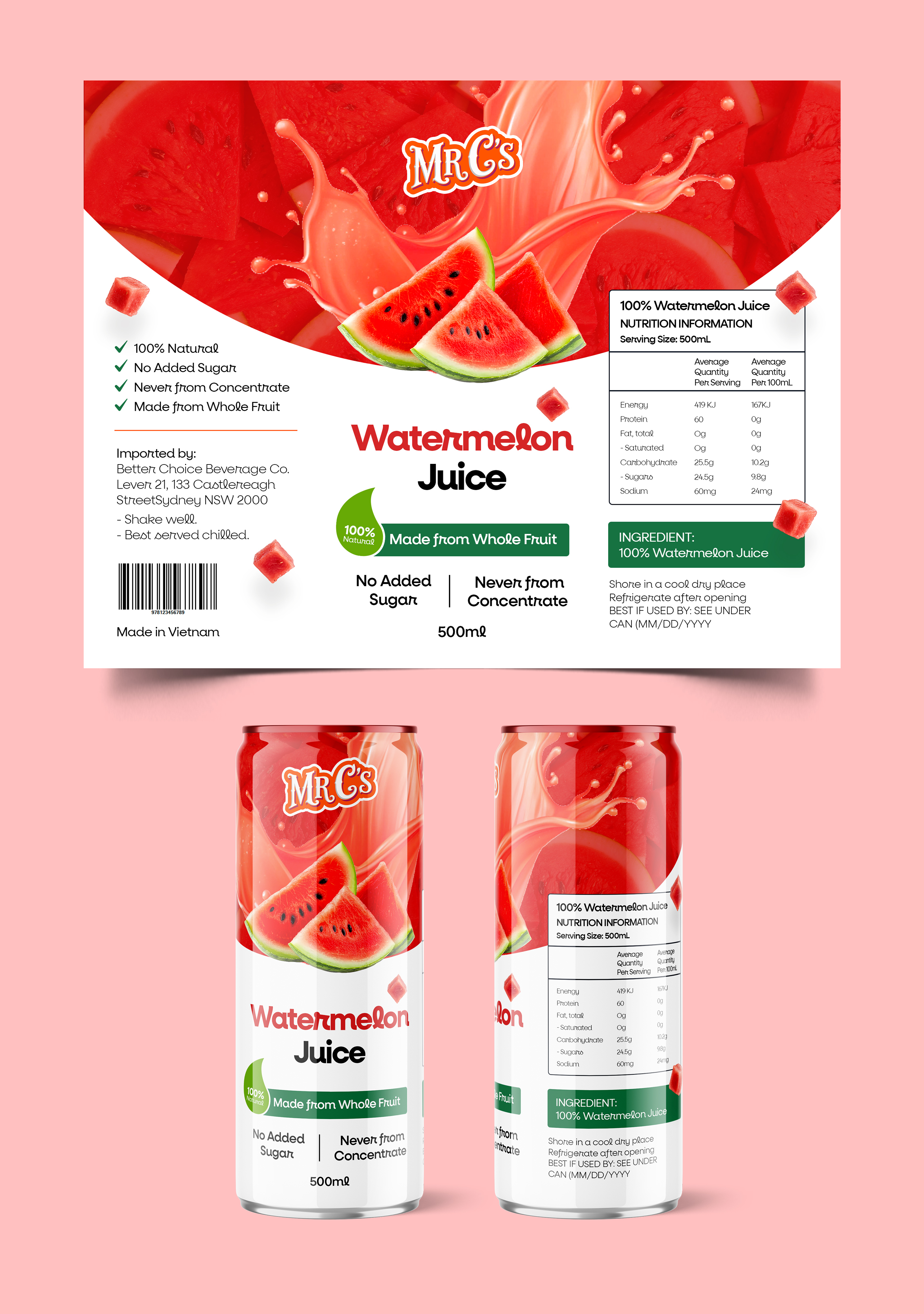 Packaging Design by Graphic Guy for Better Choice Beverage Co.  | Design #36619290