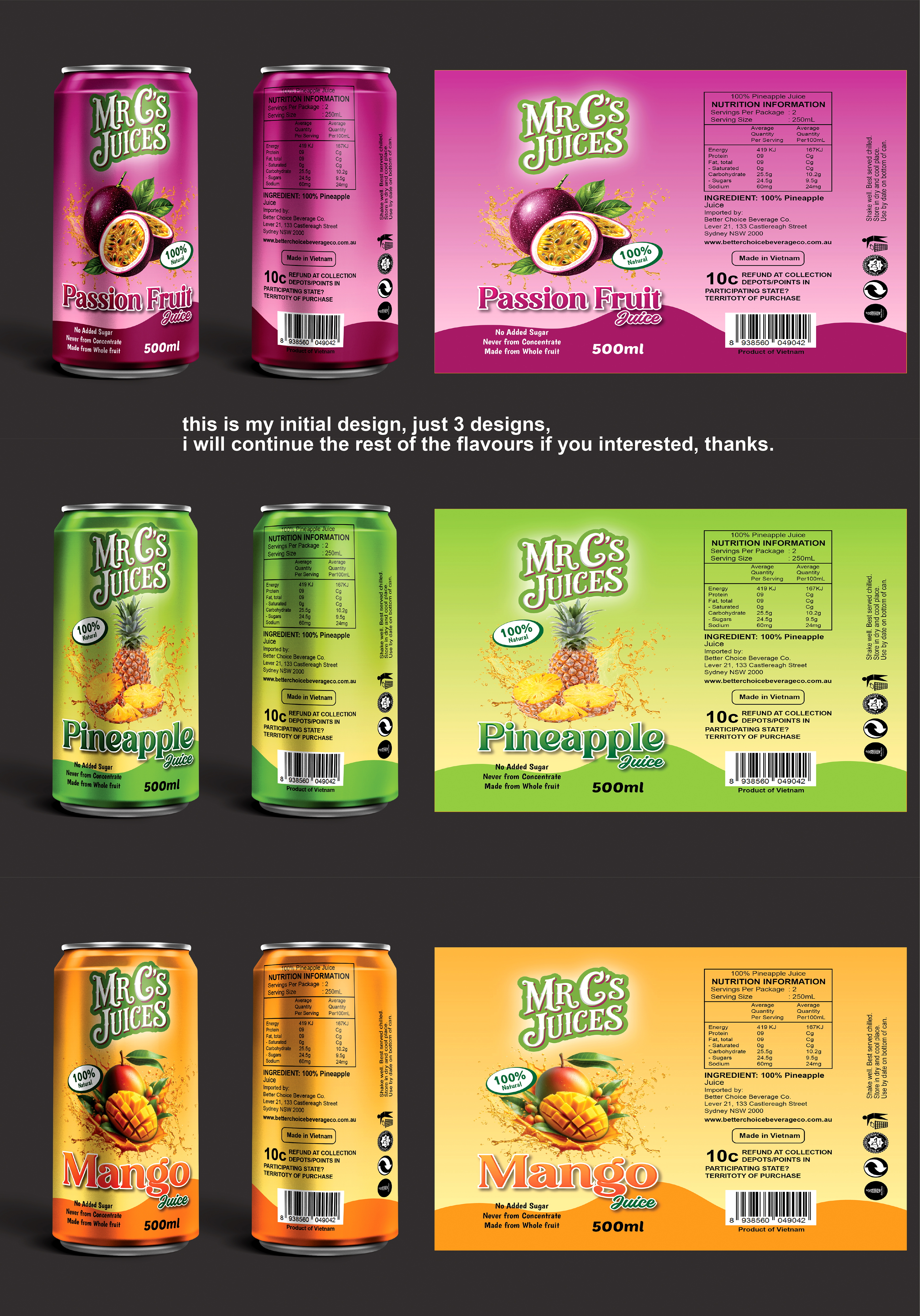 Design Emballage par oasegrafis pour Better Choice Beverage Co.  | Design #36628685