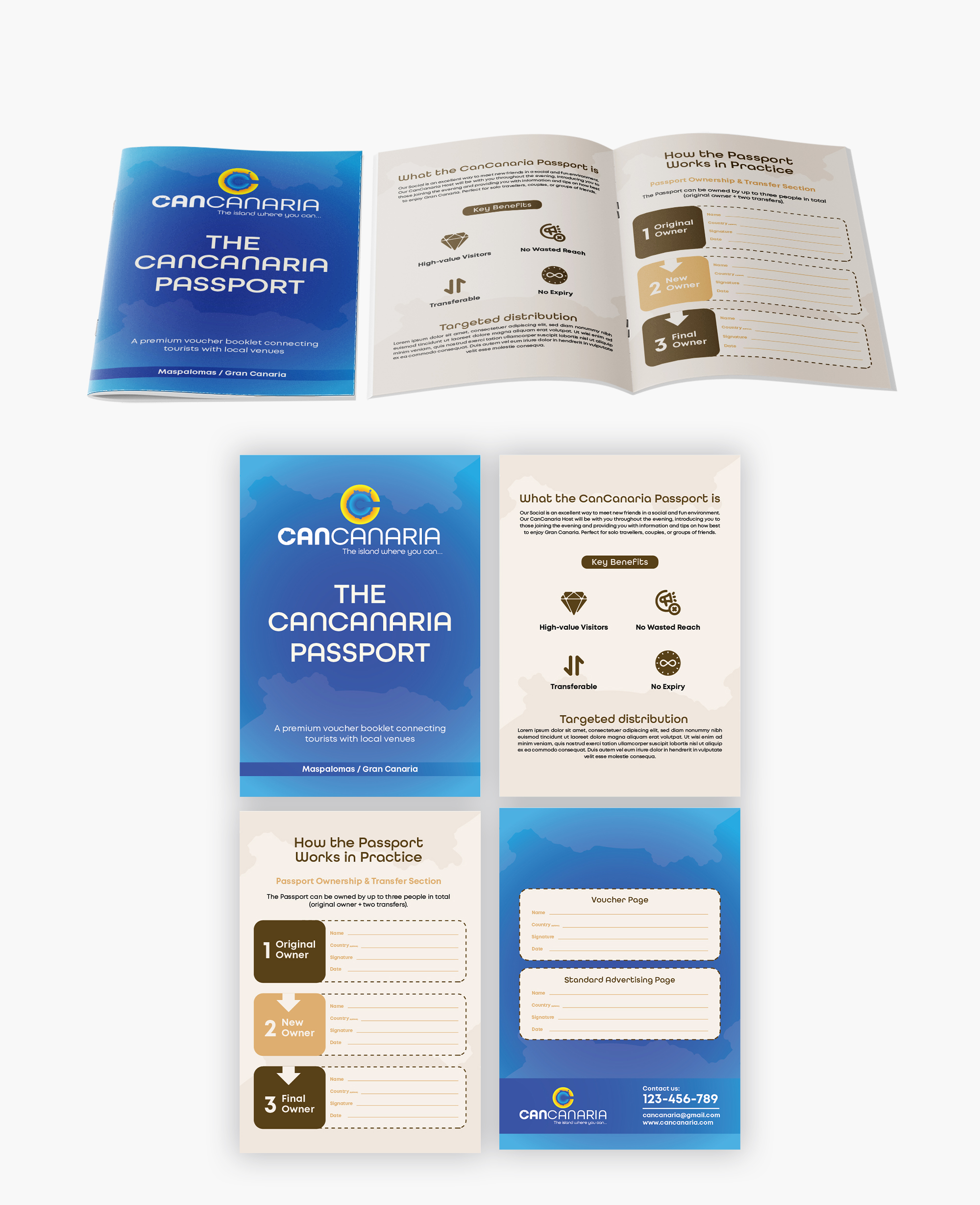 Diseño de Brochure por Talha Ahmad para CanCanaria | Diseño #36589384