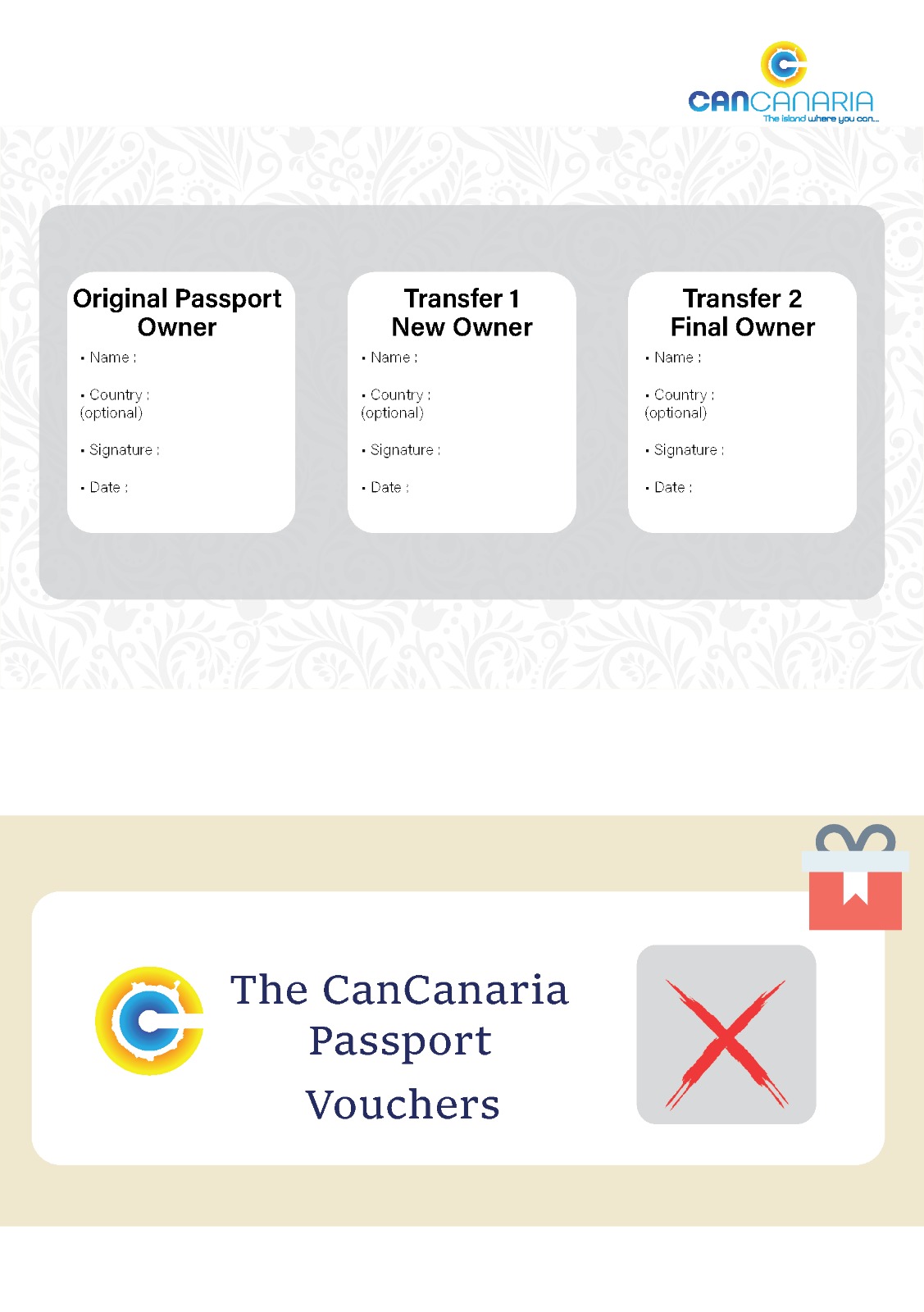 Diseño de Brochure por designgreen para CanCanaria | Diseño #36593847