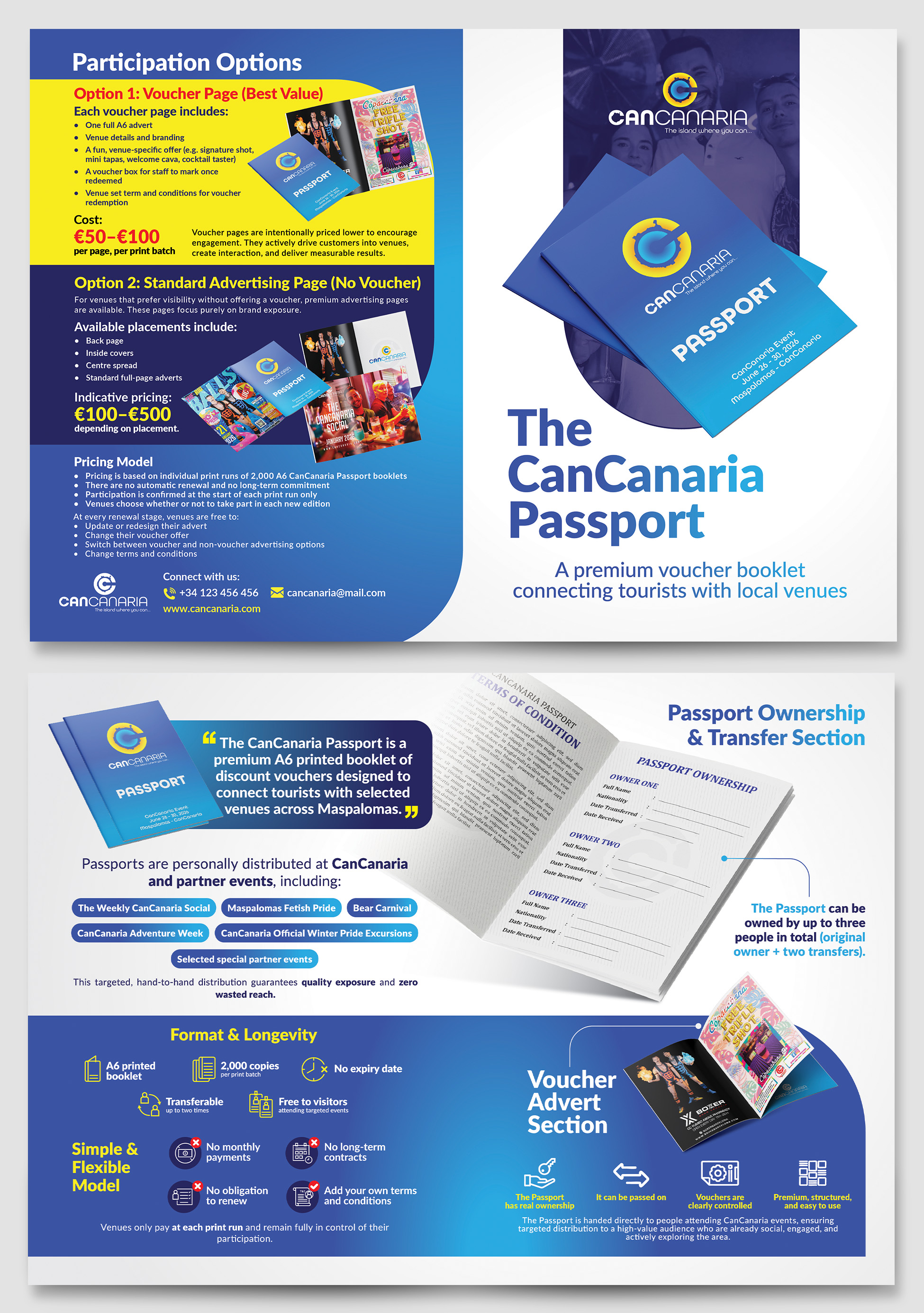 Brochure Design by Paradigma Vst for CanCanaria | Design #36627530