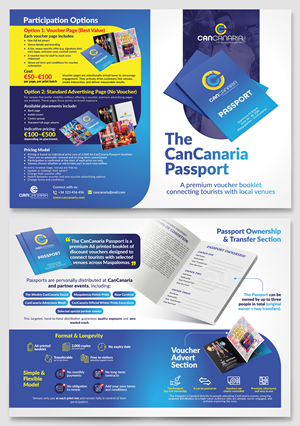 Brochure Design by Paradigma Vst for CanCanaria | Design #36627530