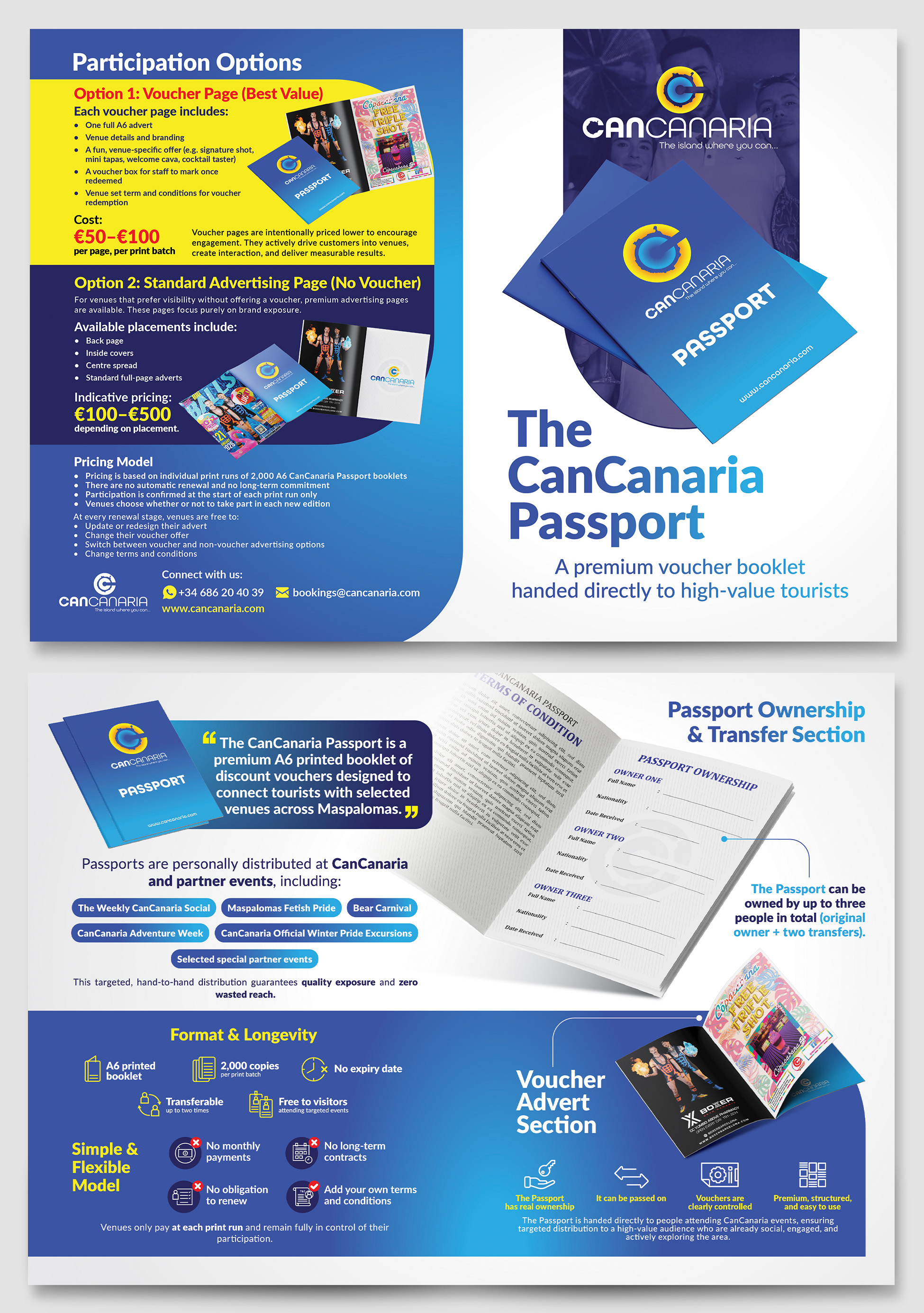 Brochure Design by Paradigma Vst for CanCanaria | Design #36638844