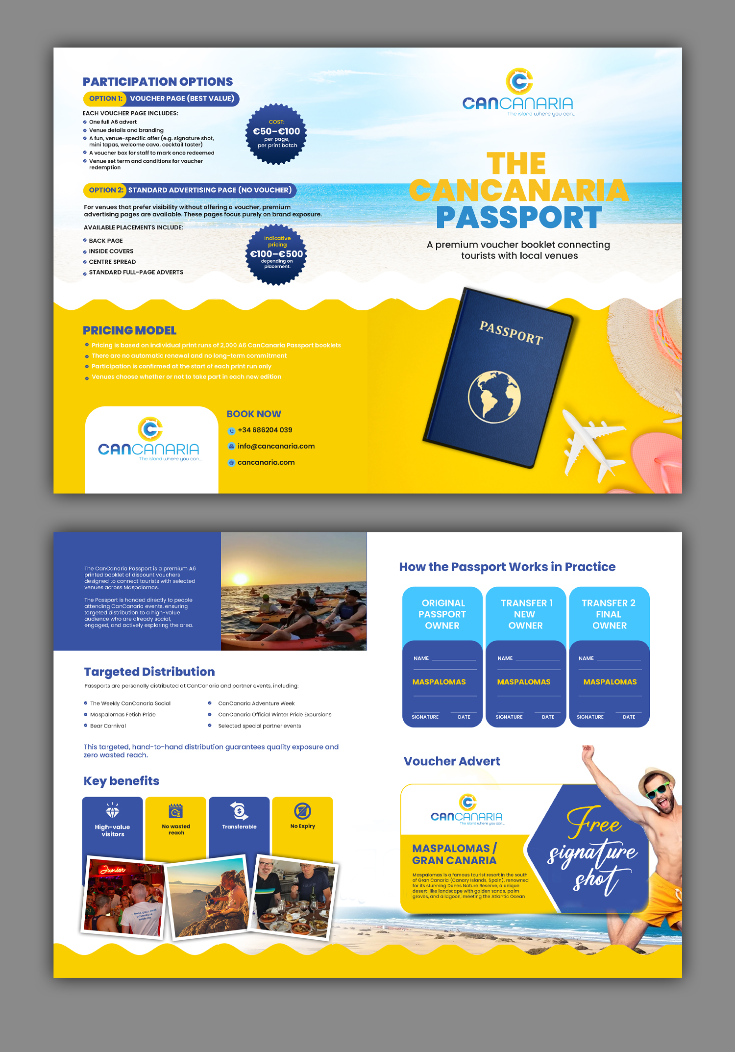 Brochure Design by debdesign for CanCanaria | Design #36590347