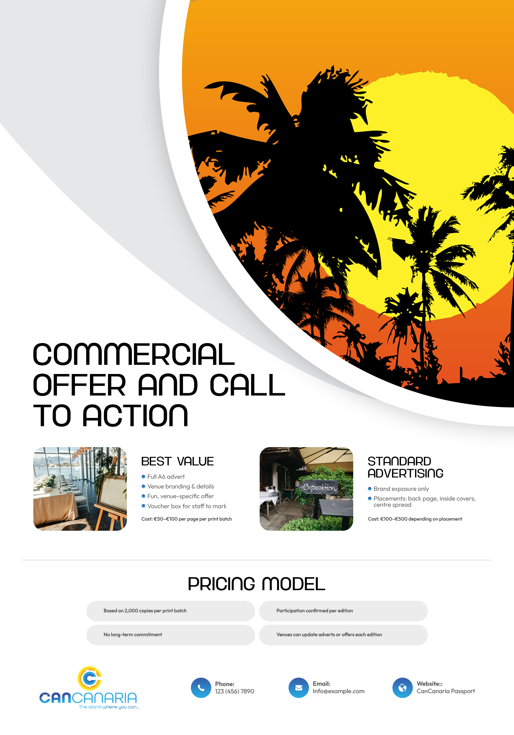 Brochure Design by NZ Creatives for CanCanaria | Design #36614688