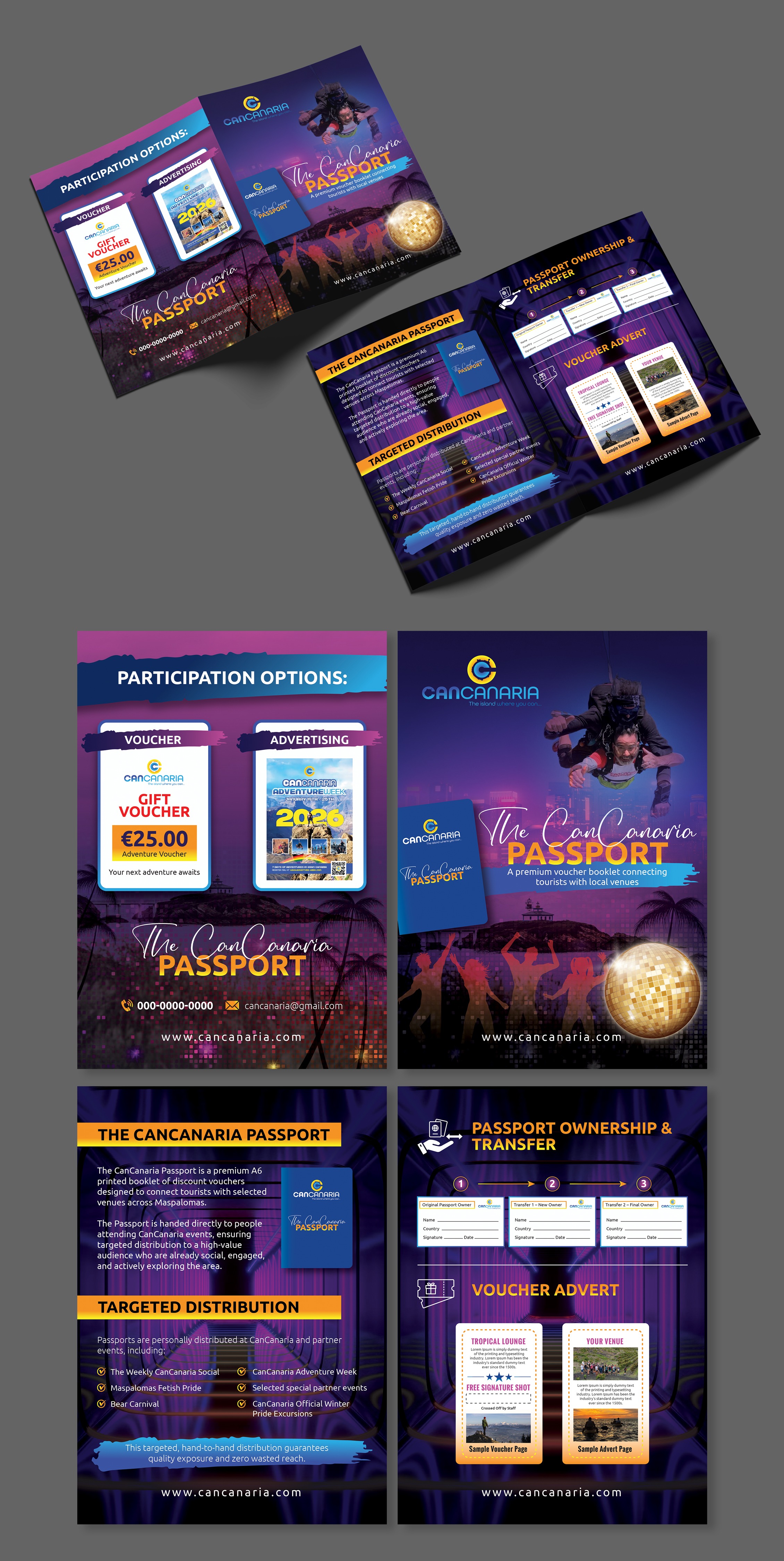 Brochure Design by Impressive Designs for CanCanaria | Design #36584217