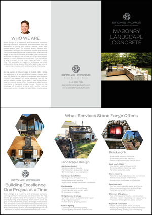Flyer Design by MarkoE for Stone Forge  | Design #36614756
