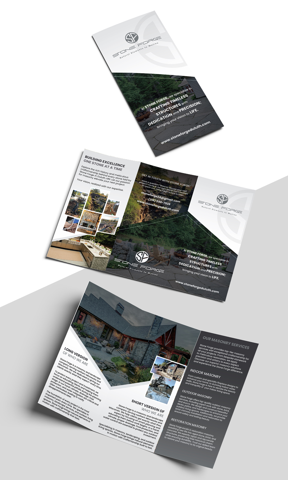 Flyer Design by Talha Ahmad for Stone Forge  | Design #36590462