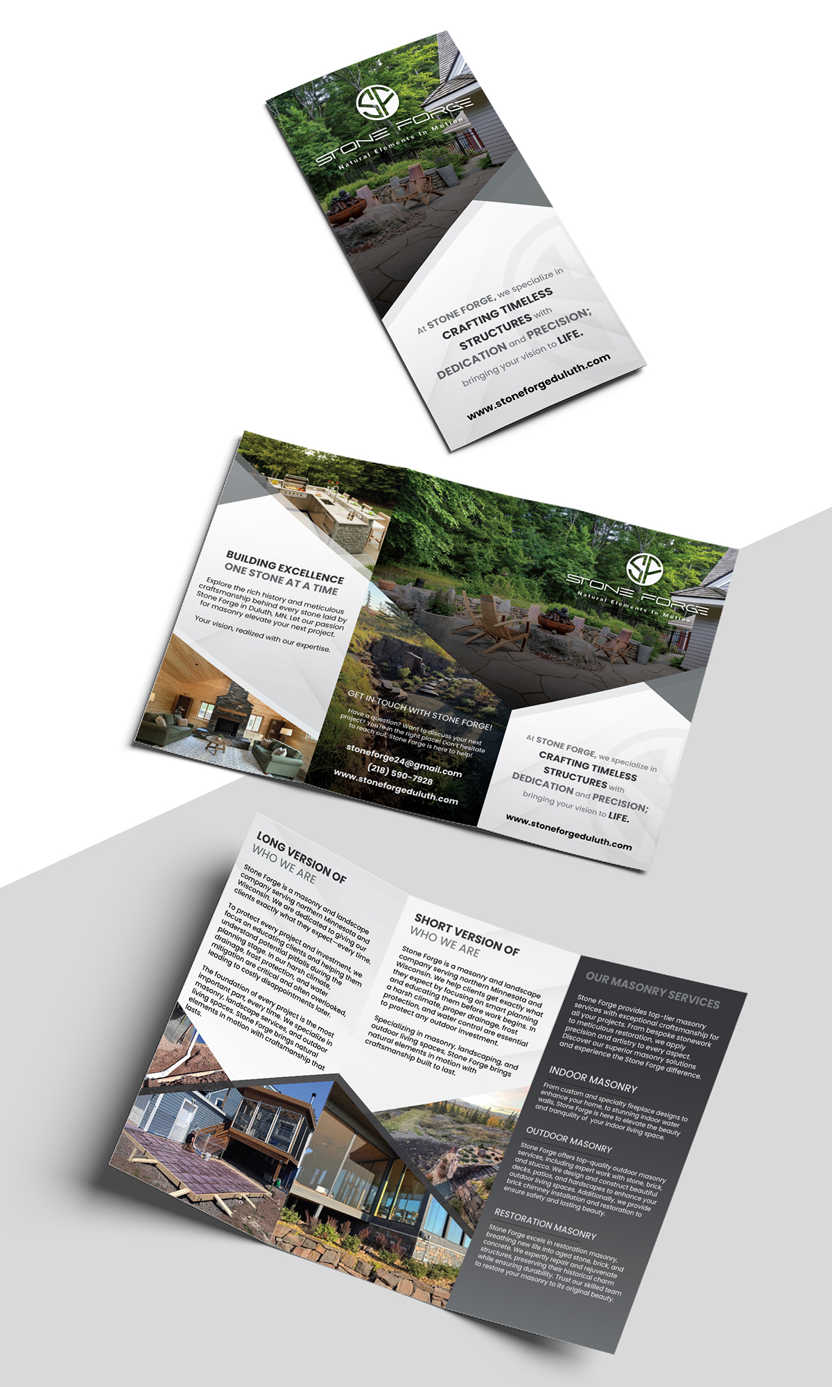 Flyer Design by Talha Ahmad for Stone Forge  | Design #36590463