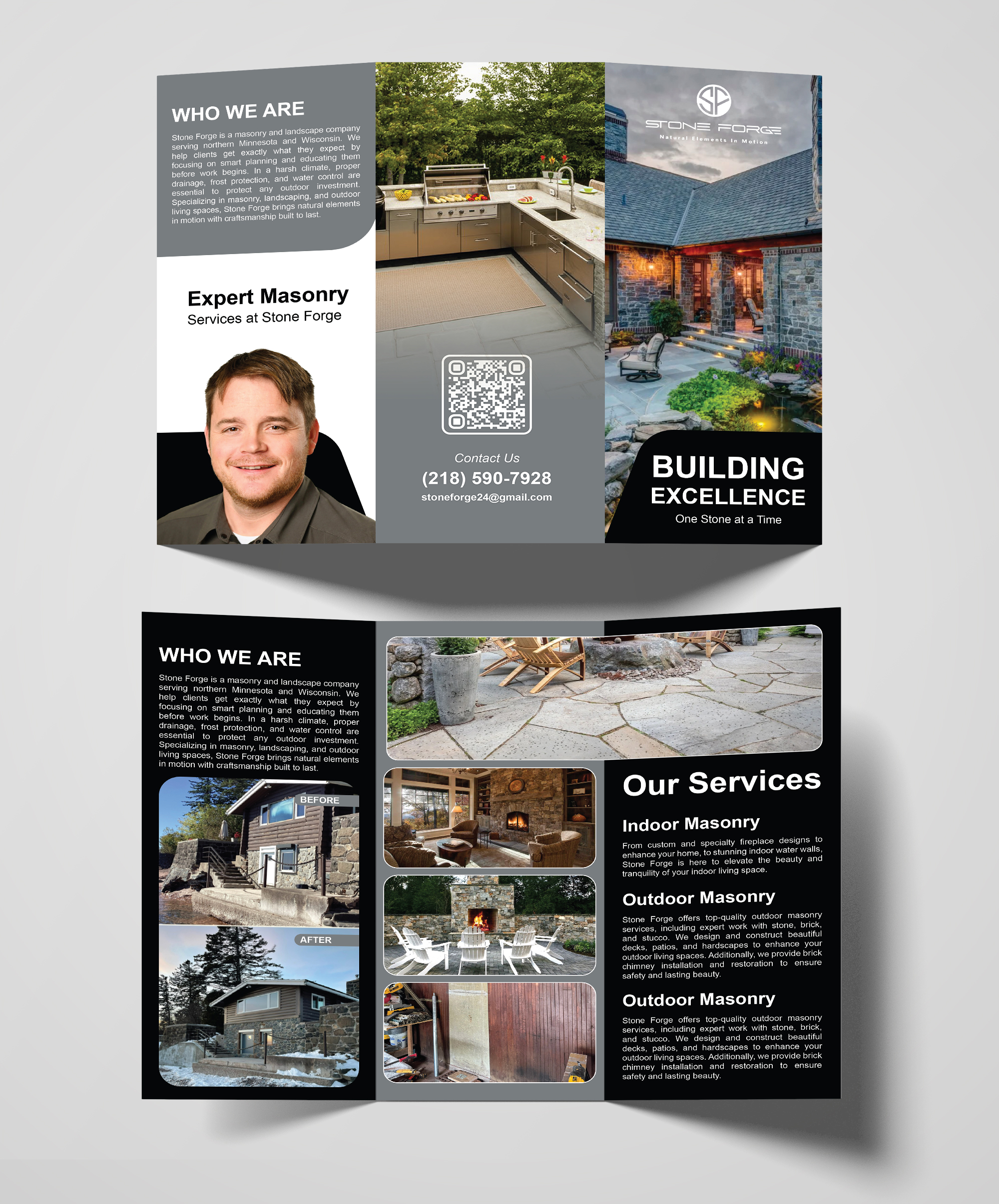 Flyer Design by Talha Ahmad for Stone Forge  | Design #36590532