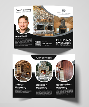 Flyer Design by Talha Ahmad for Stone Forge  | Design: #36590533