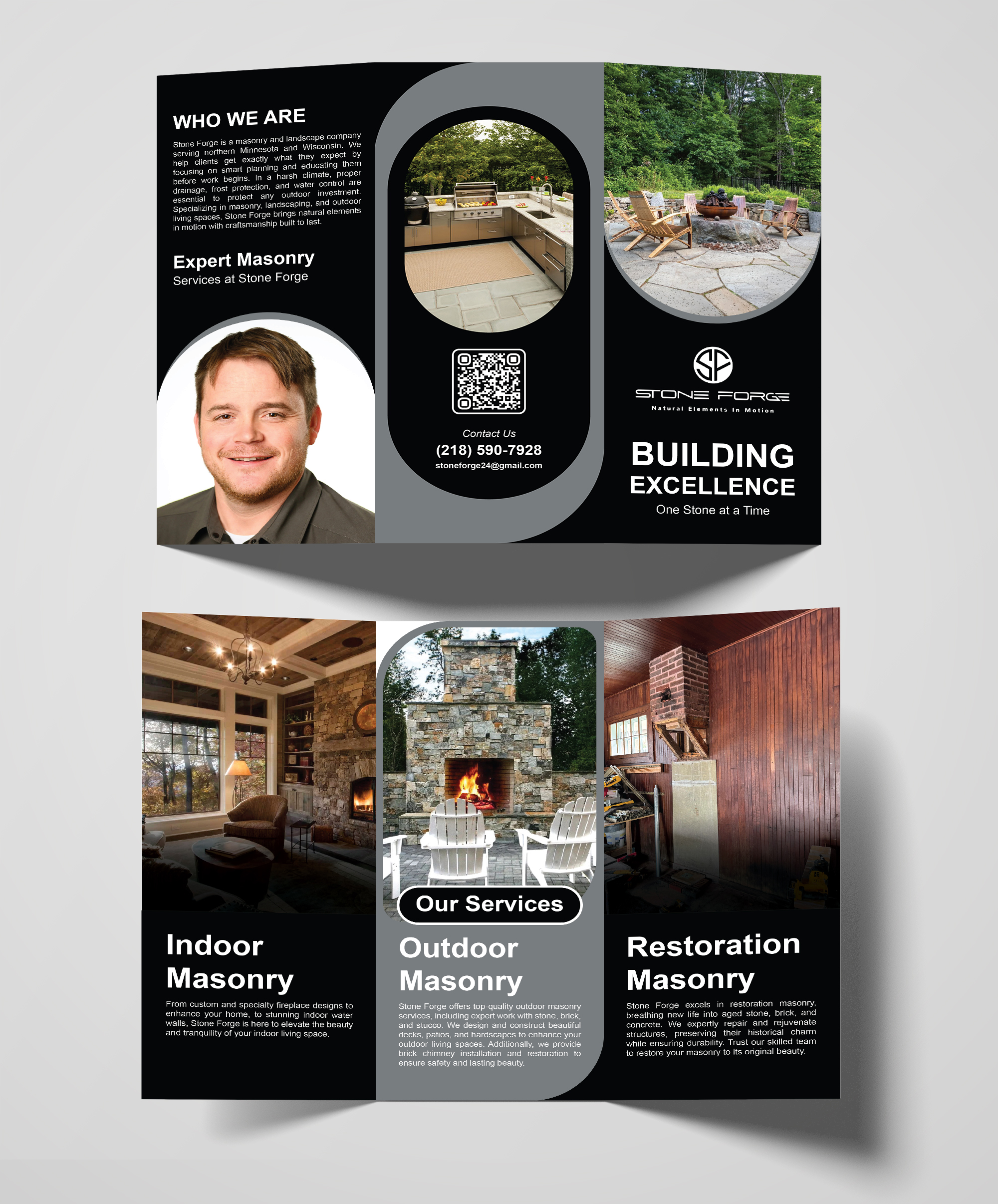 Flyer Design by Talha Ahmad for Stone Forge  | Design #36590534