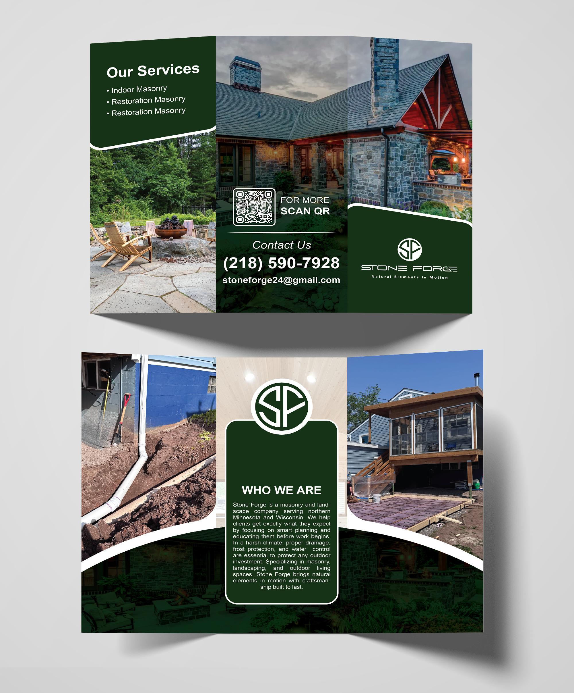 Flyer Design by Talha Ahmad for Stone Forge  | Design #36595661