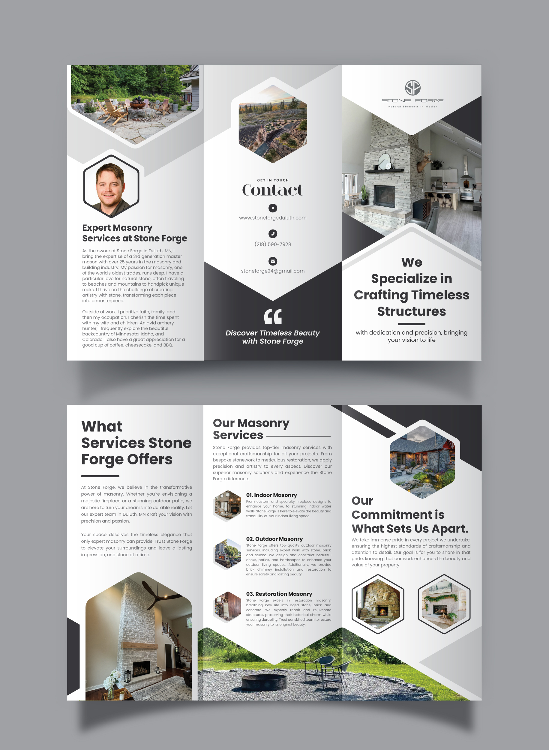 Flyer Design by artbitin for Stone Forge  | Design #36584023