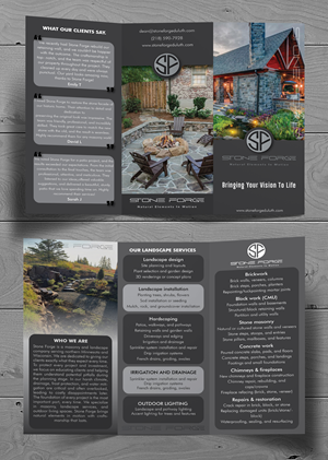 Flyer Design by HT Graphic for Stone Forge  | Design: #36593210