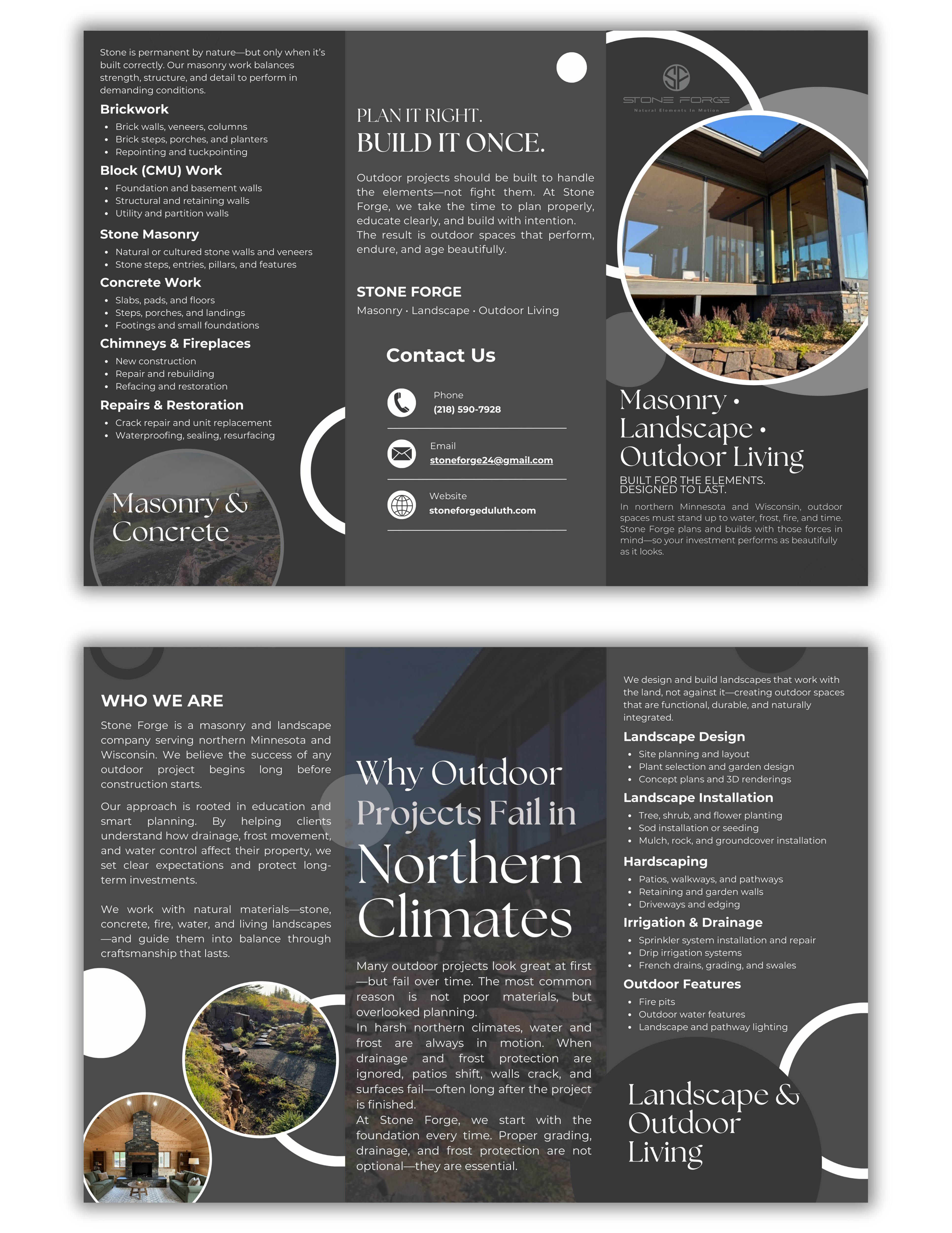 Flyer Design by Custom A for Stone Forge  | Design #36607318