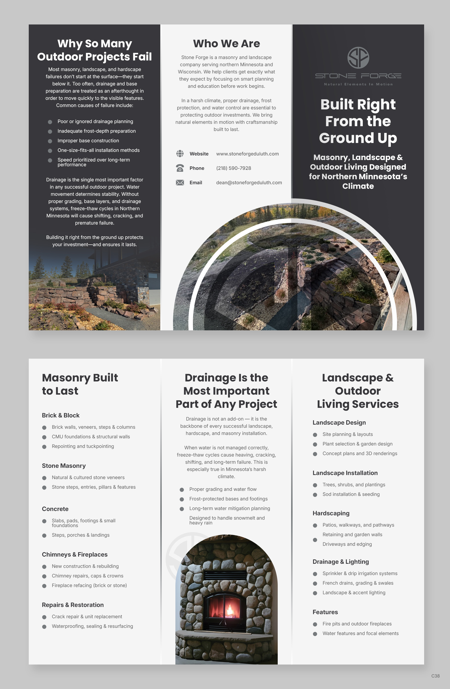 Flyer Design by pb for Stone Forge  | Design #36601448