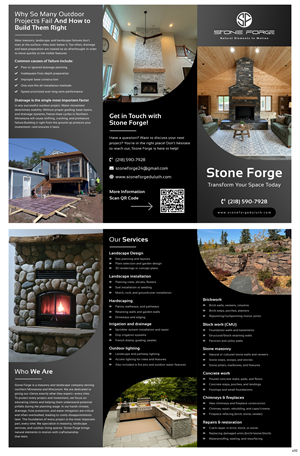 Flyer Design by pb for Stone Forge  | Design: #36601449