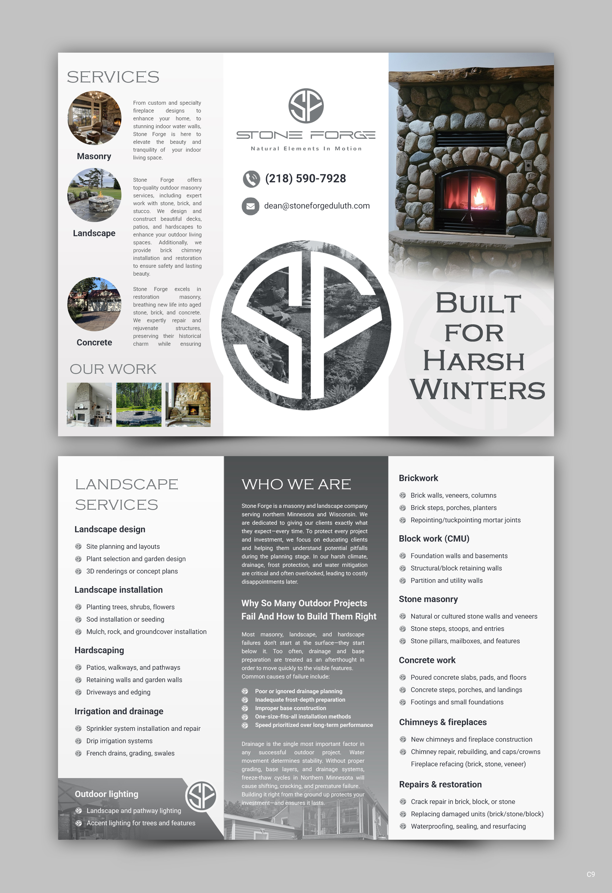 Flyer Design by pb for Stone Forge  | Design #36601480