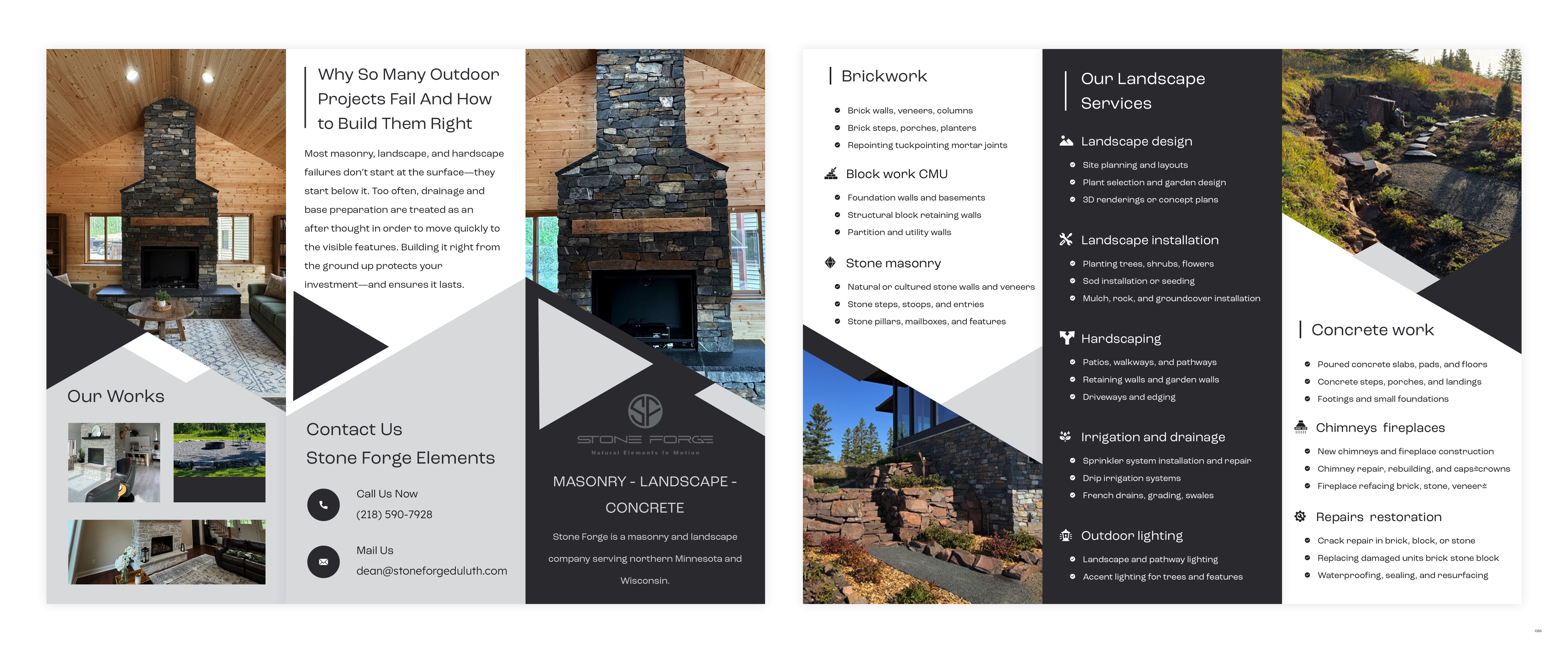 Flyer Design by pb for Stone Forge  | Design #36611369