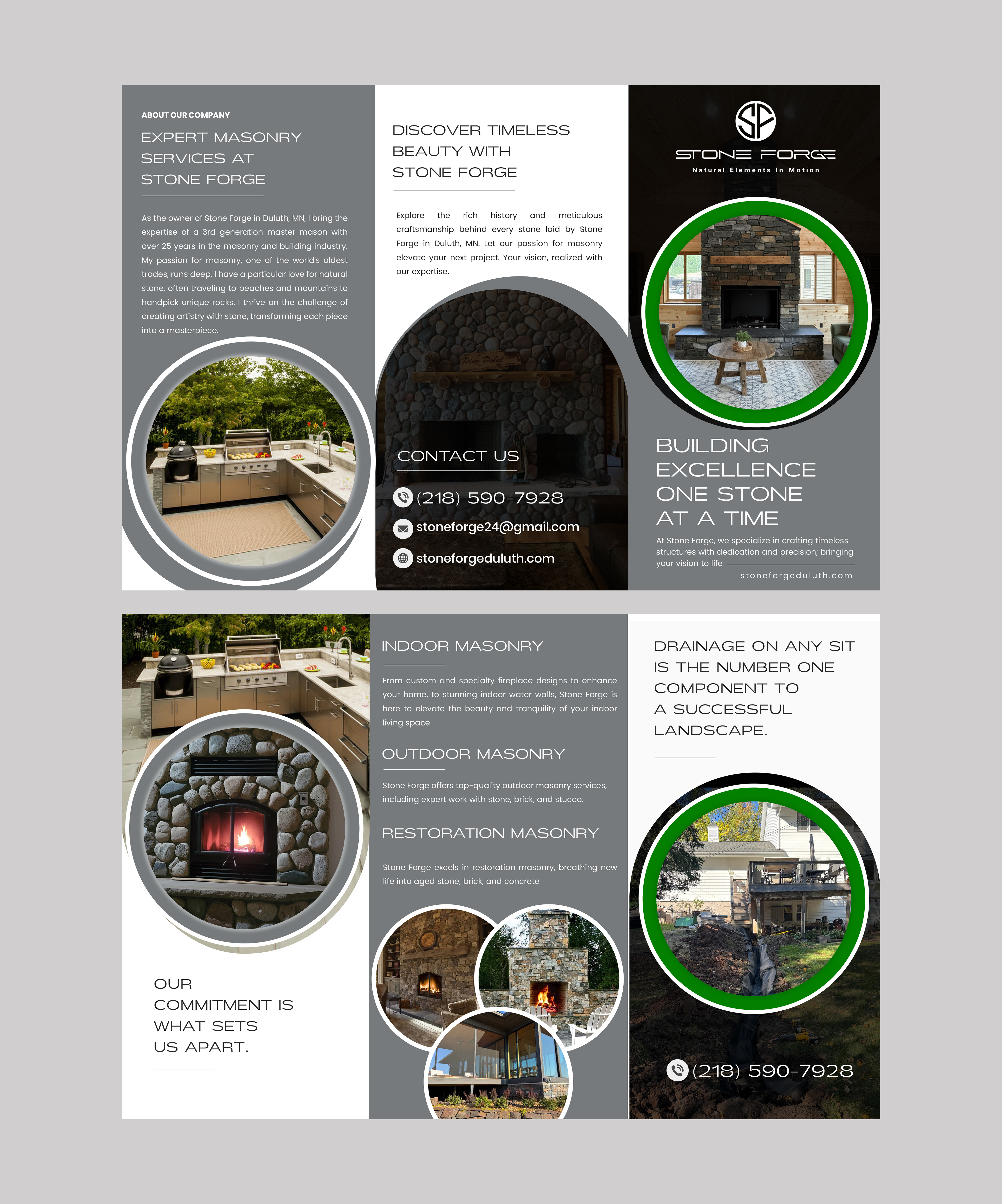 Flyer Design by Creations Box 2015 for Stone Forge  | Design #36584528