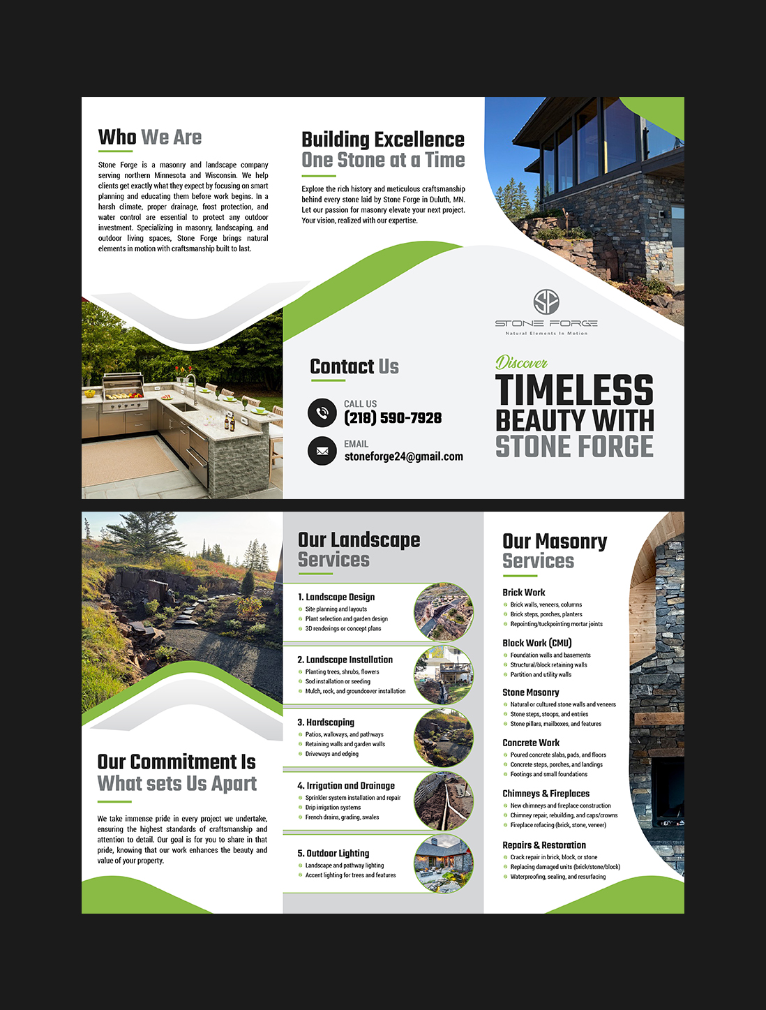 Flyer Design by Creations Box 2015 for Stone Forge  | Design #36589824