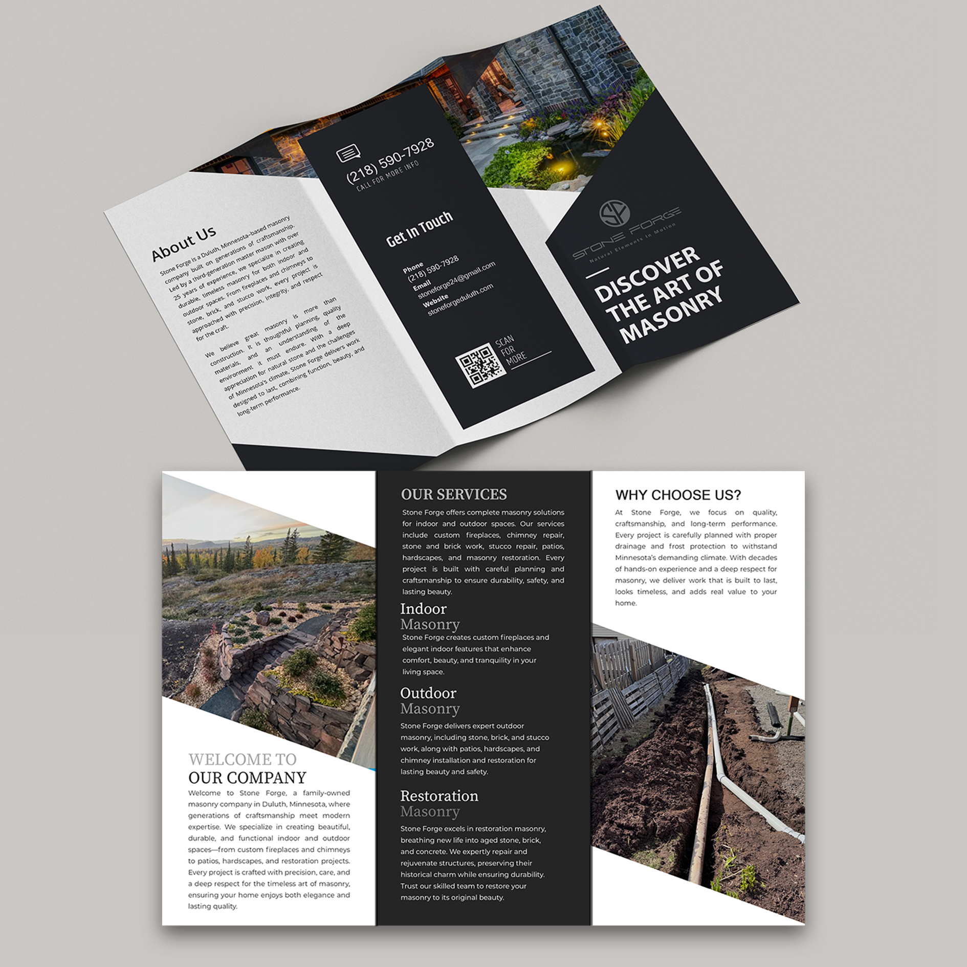 Flyer Design by GraphicTec for Stone Forge  | Design #36584594