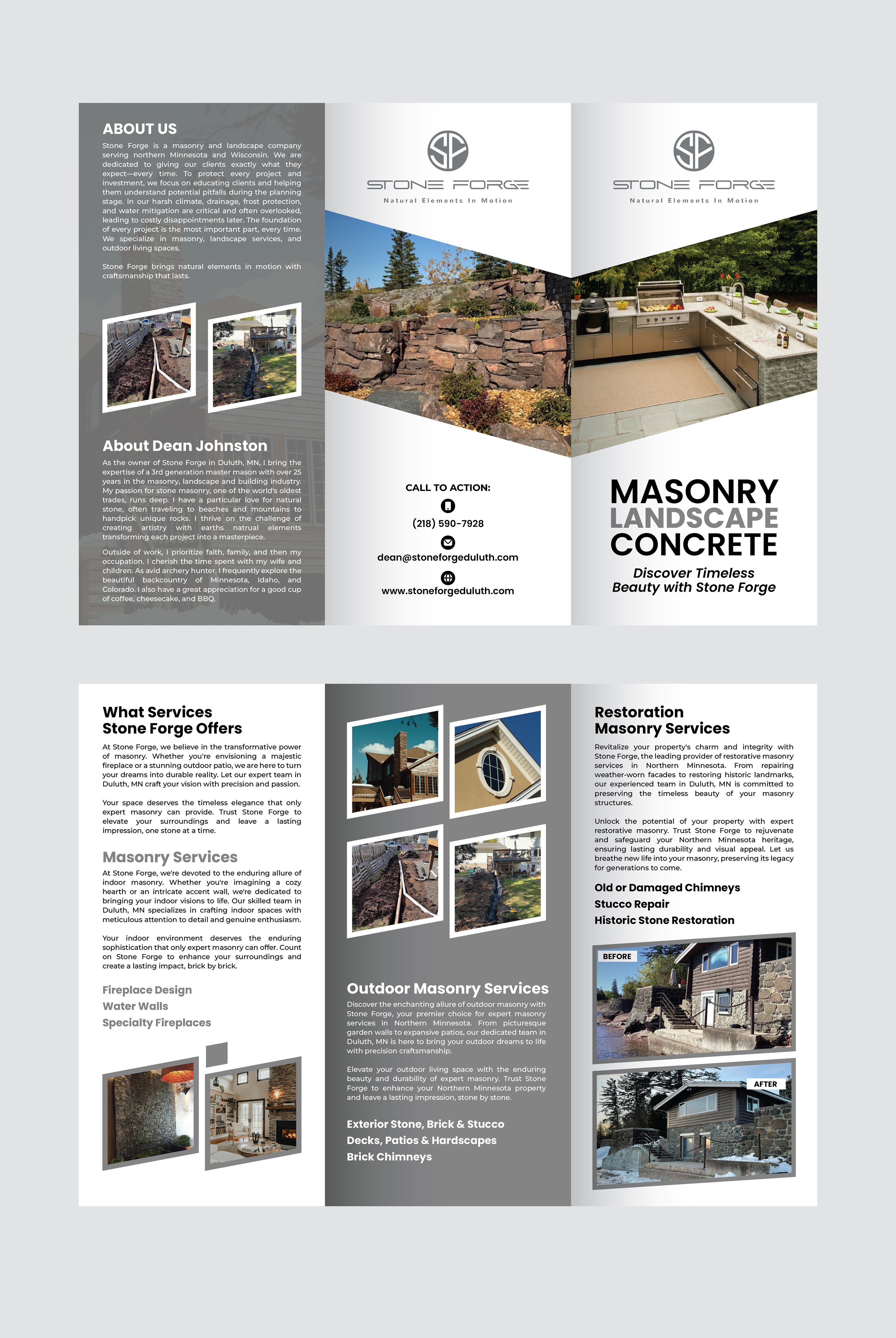 Flyer Design by 3Guys for Stone Forge  | Design #36595503