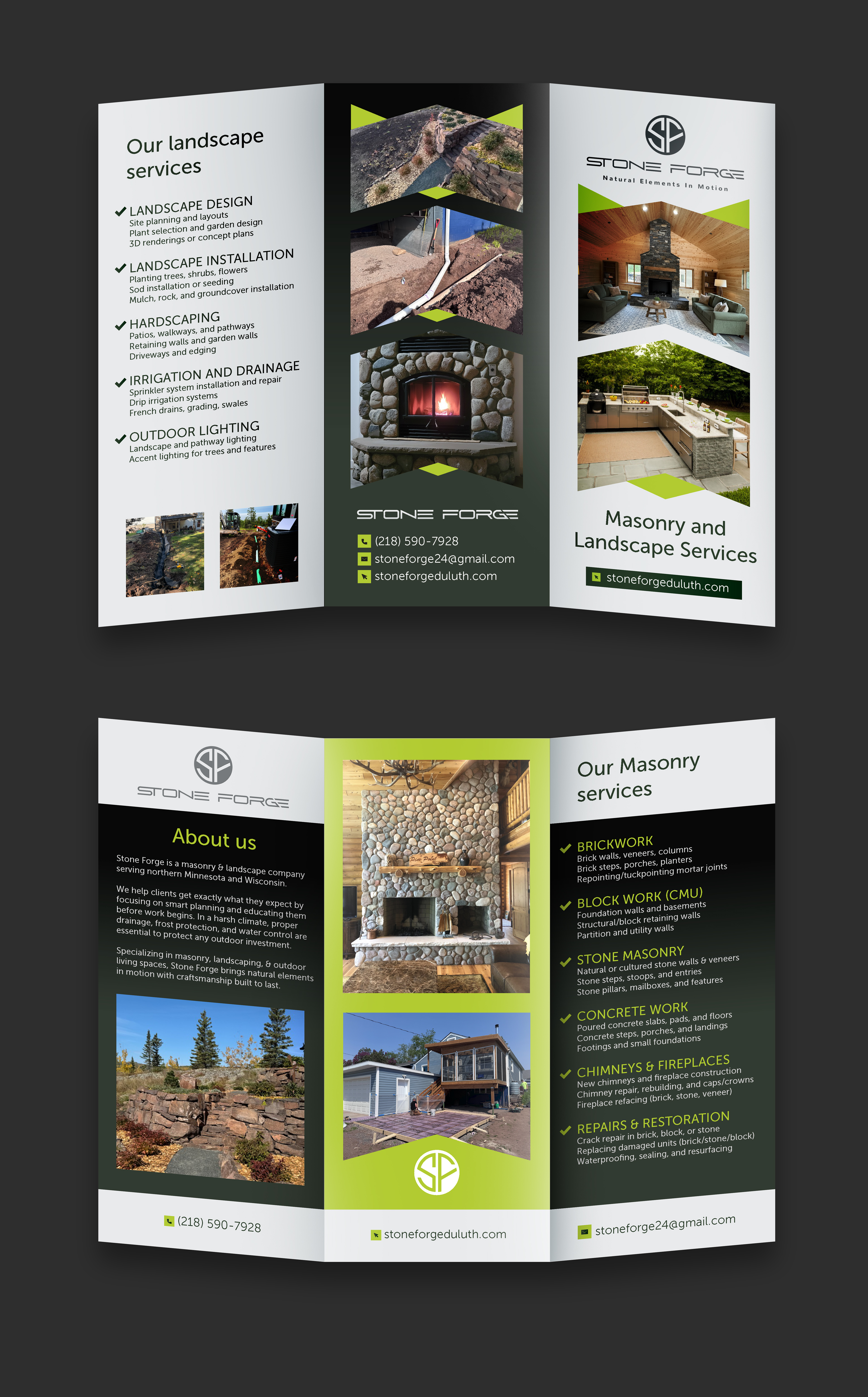 Flyer Design by saurov for Stone Forge  | Design #36589889
