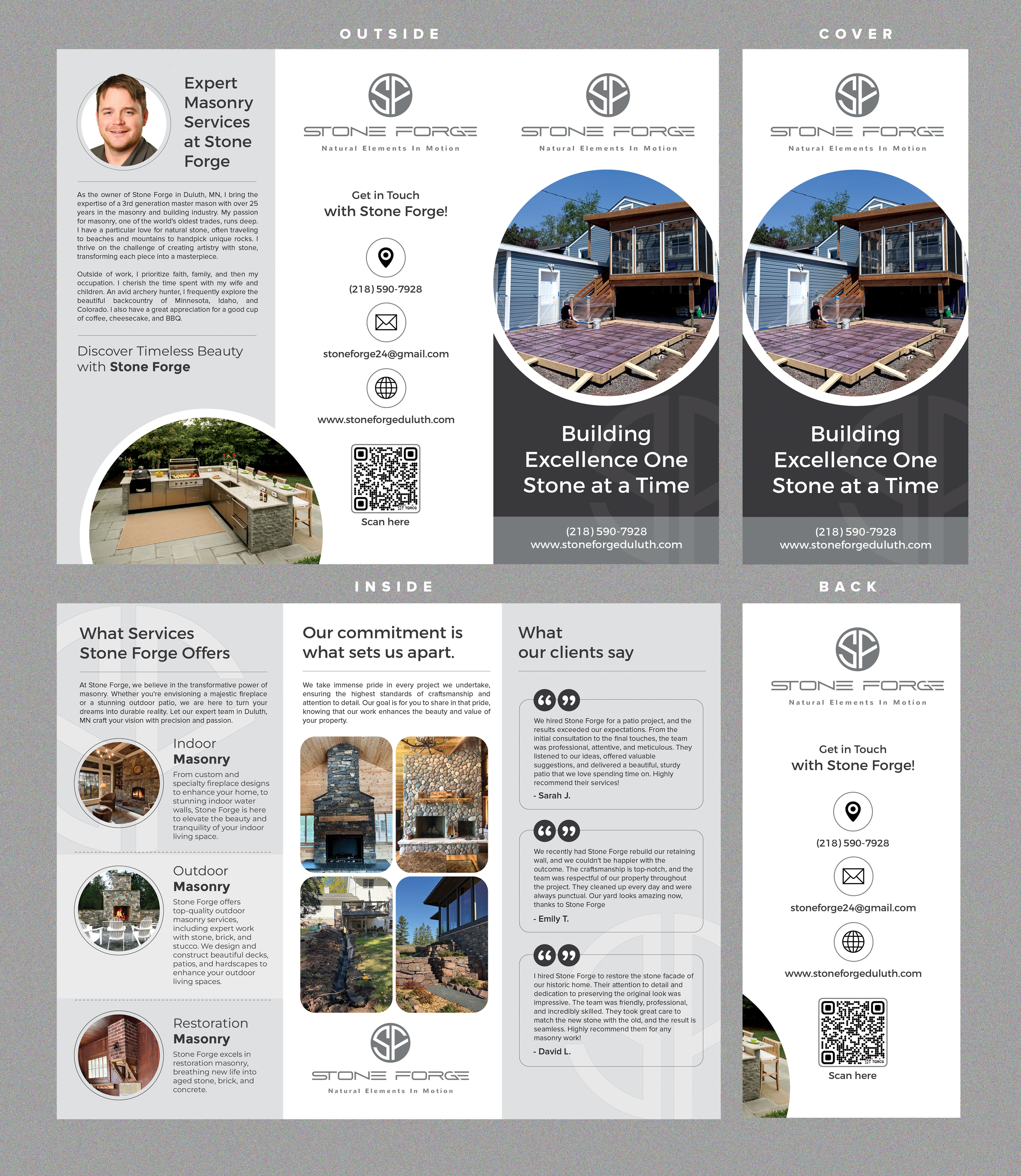 Flyer Design by Stan$oul for Stone Forge  | Design #36583691