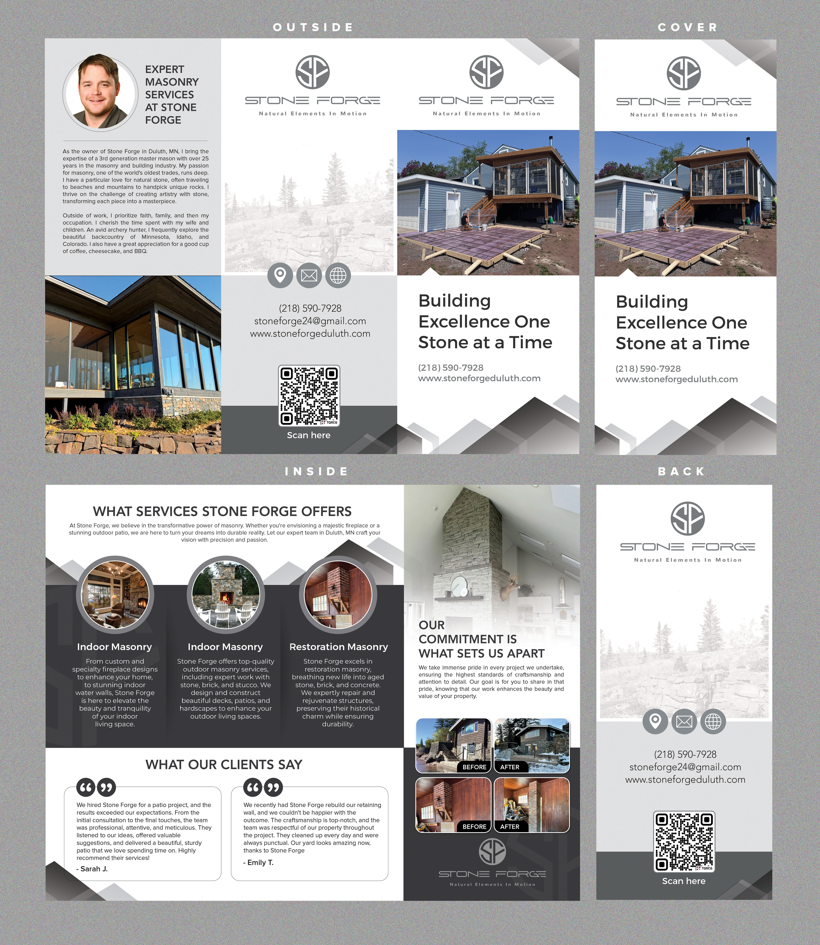 Flyer Design by Stan$oul for Stone Forge  | Design #36584034