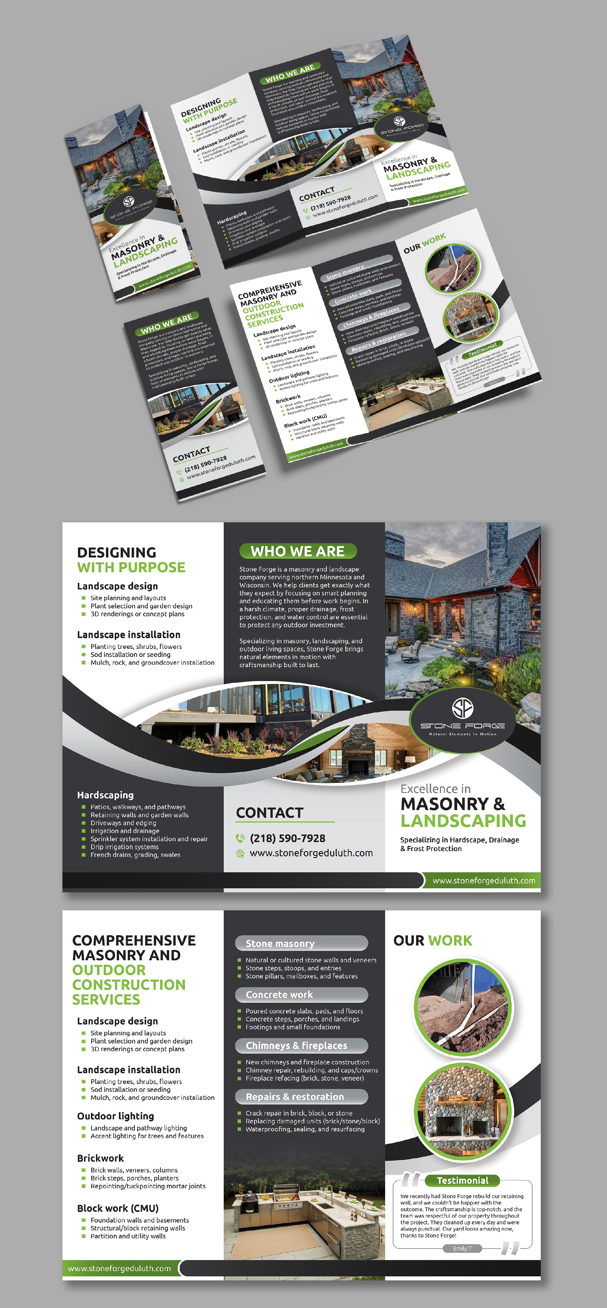 Flyer Design by Impressive Designs for Stone Forge  | Design #36589359