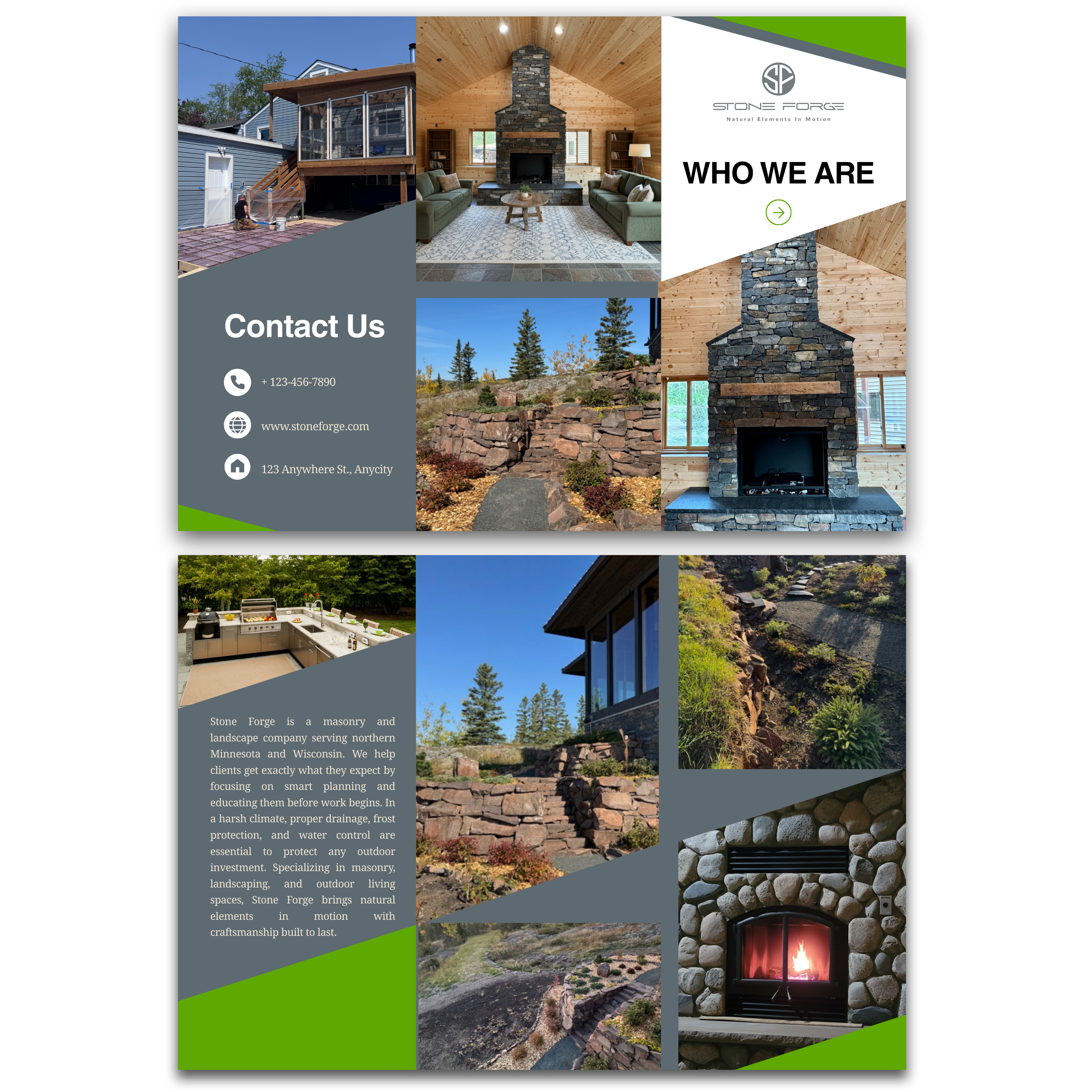 Flyer Design by partha 4 for Stone Forge  | Design #36615634