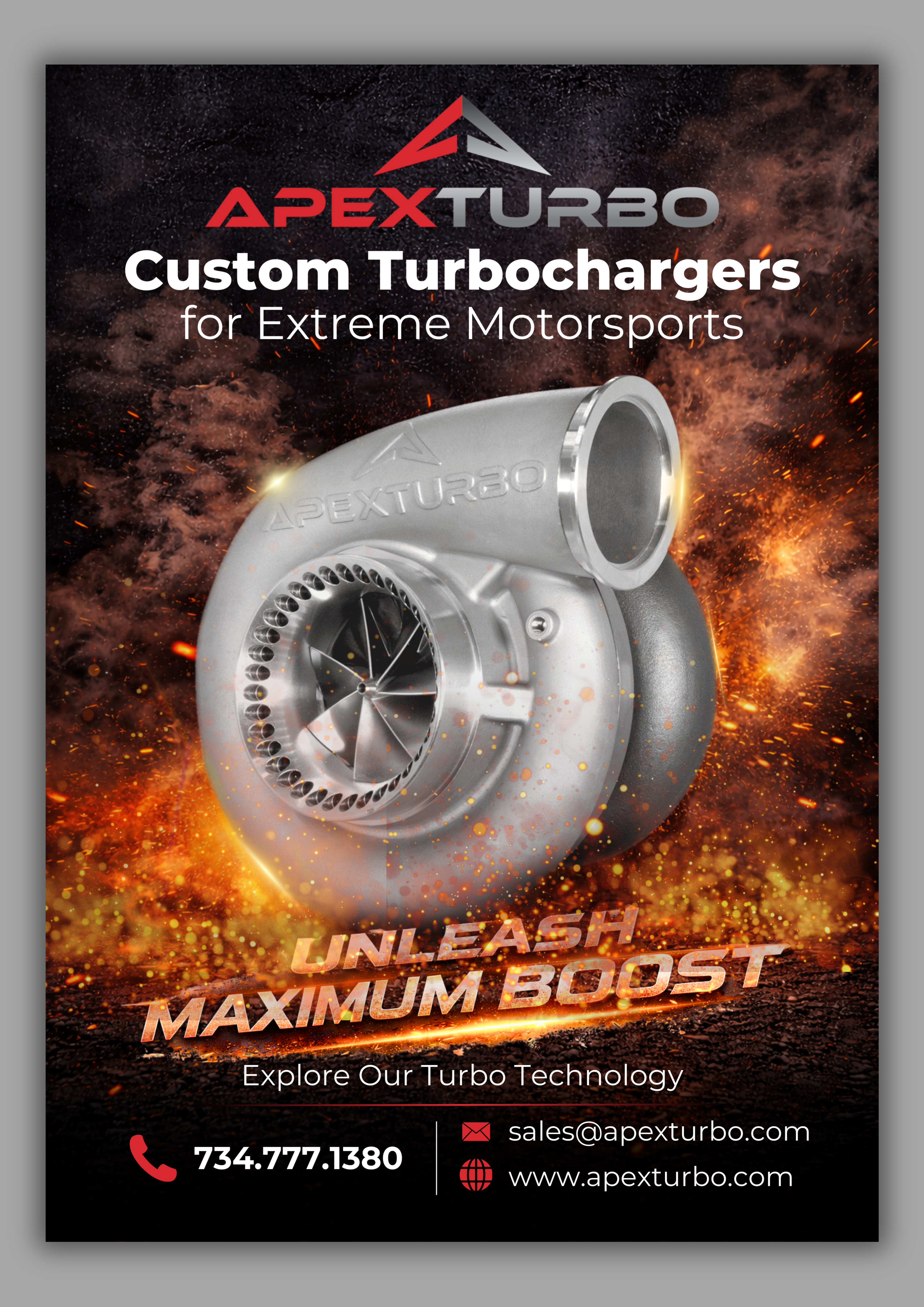 Graphic Design by Custom A for ApexTurbo LLC | Design #36590354