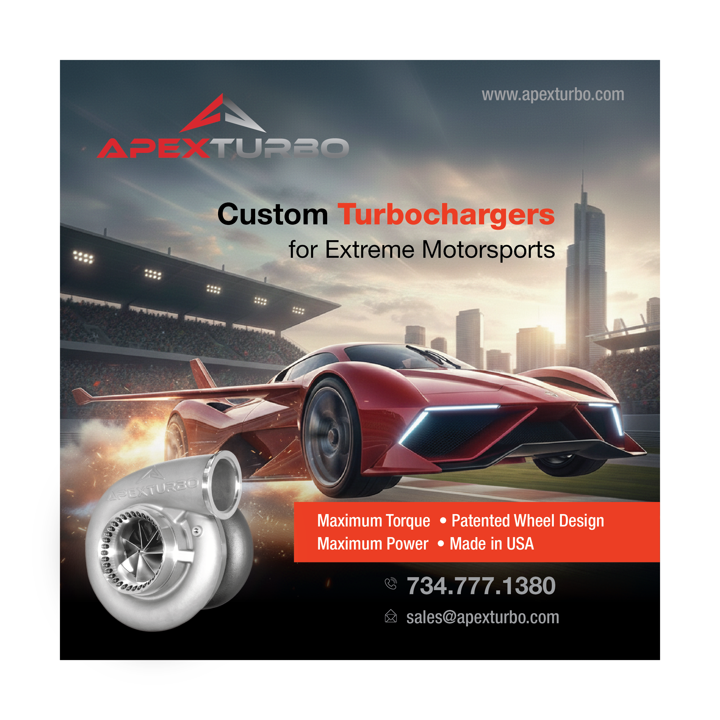 Graphic Design by GMWIRE for ApexTurbo LLC | Design #36588956