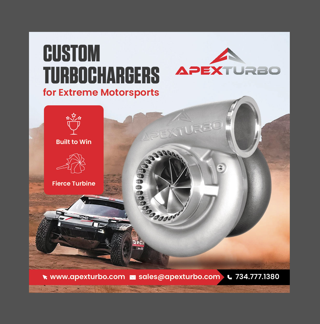 Graphic Design by saurov for ApexTurbo LLC | Design #36582777