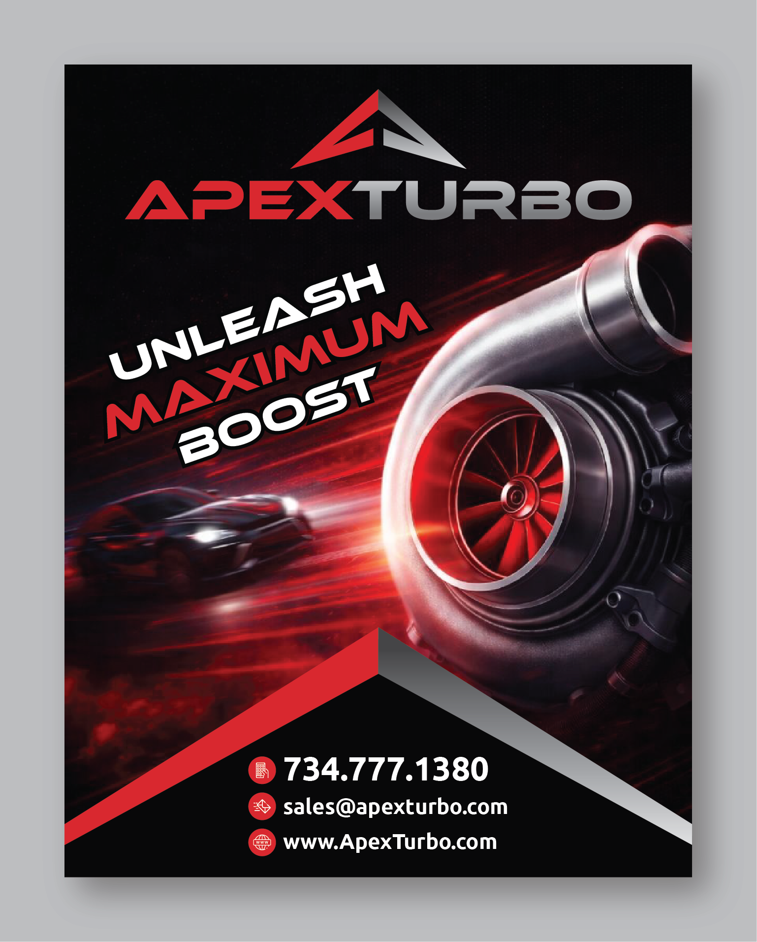 Graphic Design by Titan Solbiz for ApexTurbo LLC | Design #36581487