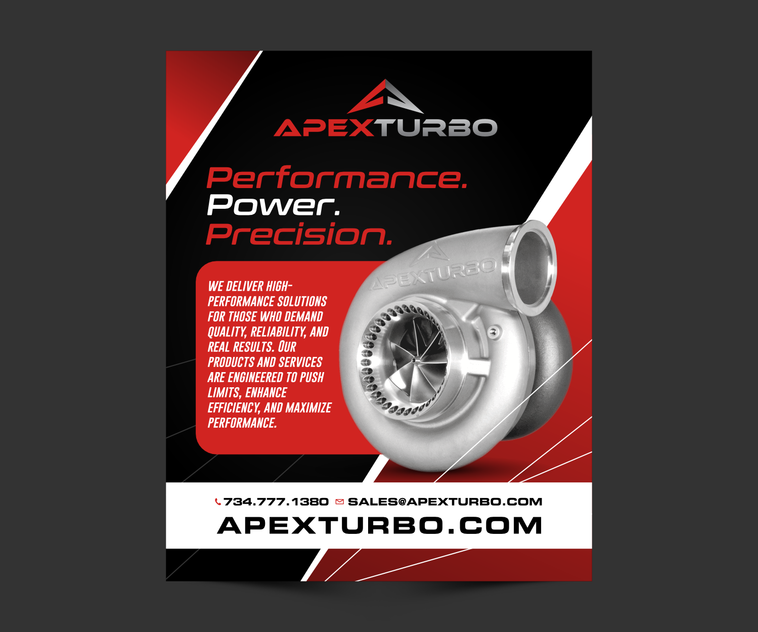 Graphic Design by ThiagoB for ApexTurbo LLC | Design #36581958