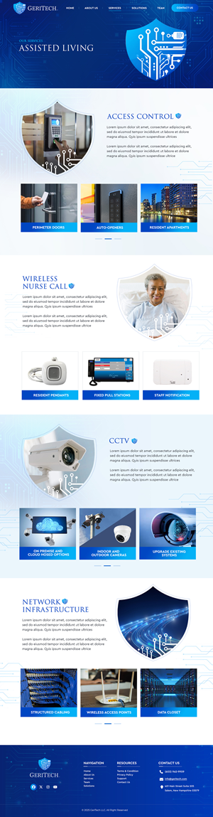 Wix Design by Blue Sparrow for this project | Design: #36611624