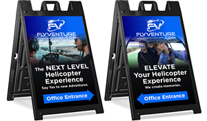 A-Stand Directional Sign Design