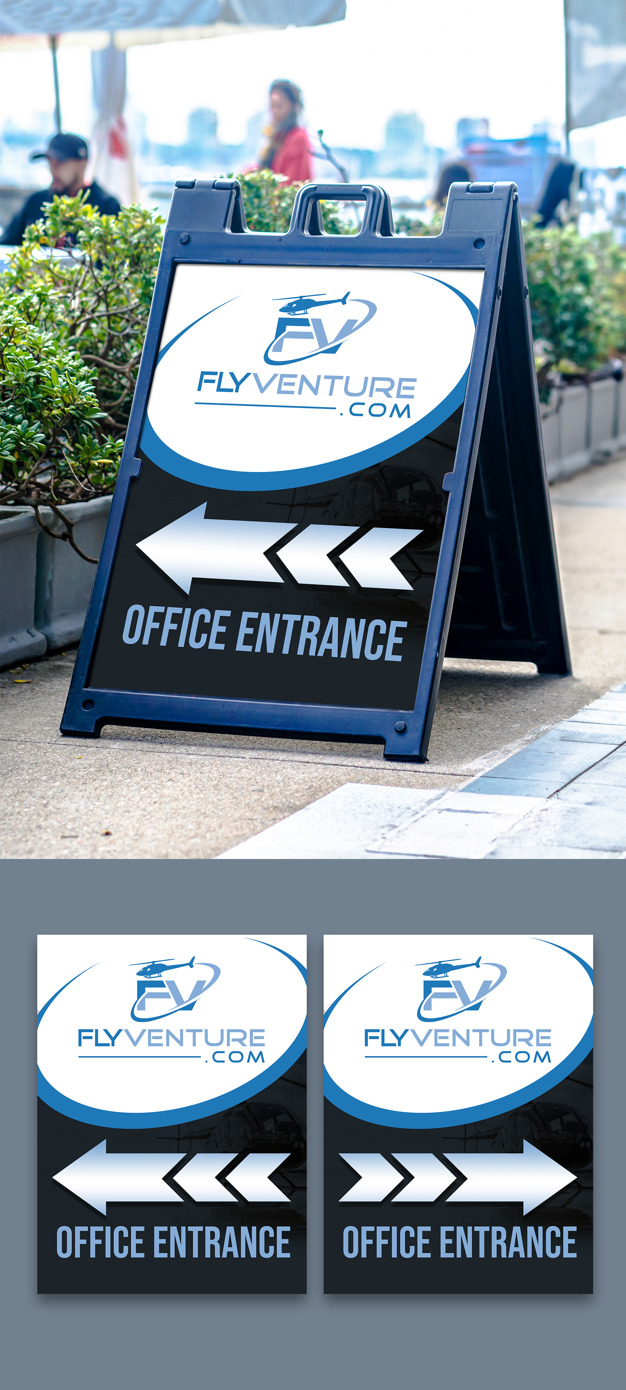 Signage Design by ArtHive for flyVENTURE, LLC | Design #36588620