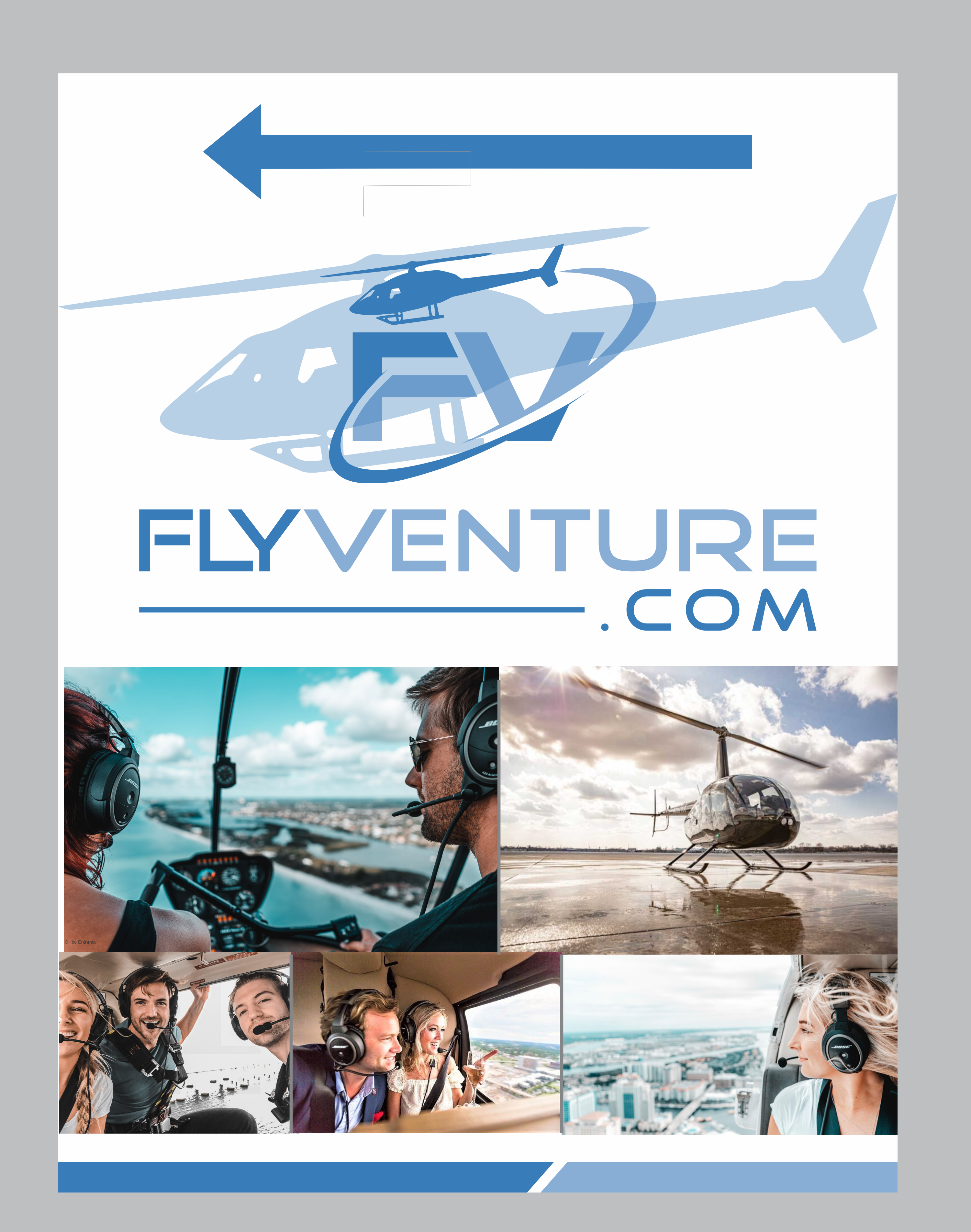 Diseño de Señalética por freelancer75 para Heli Aviation Florida, LLC | Diseño #36584567