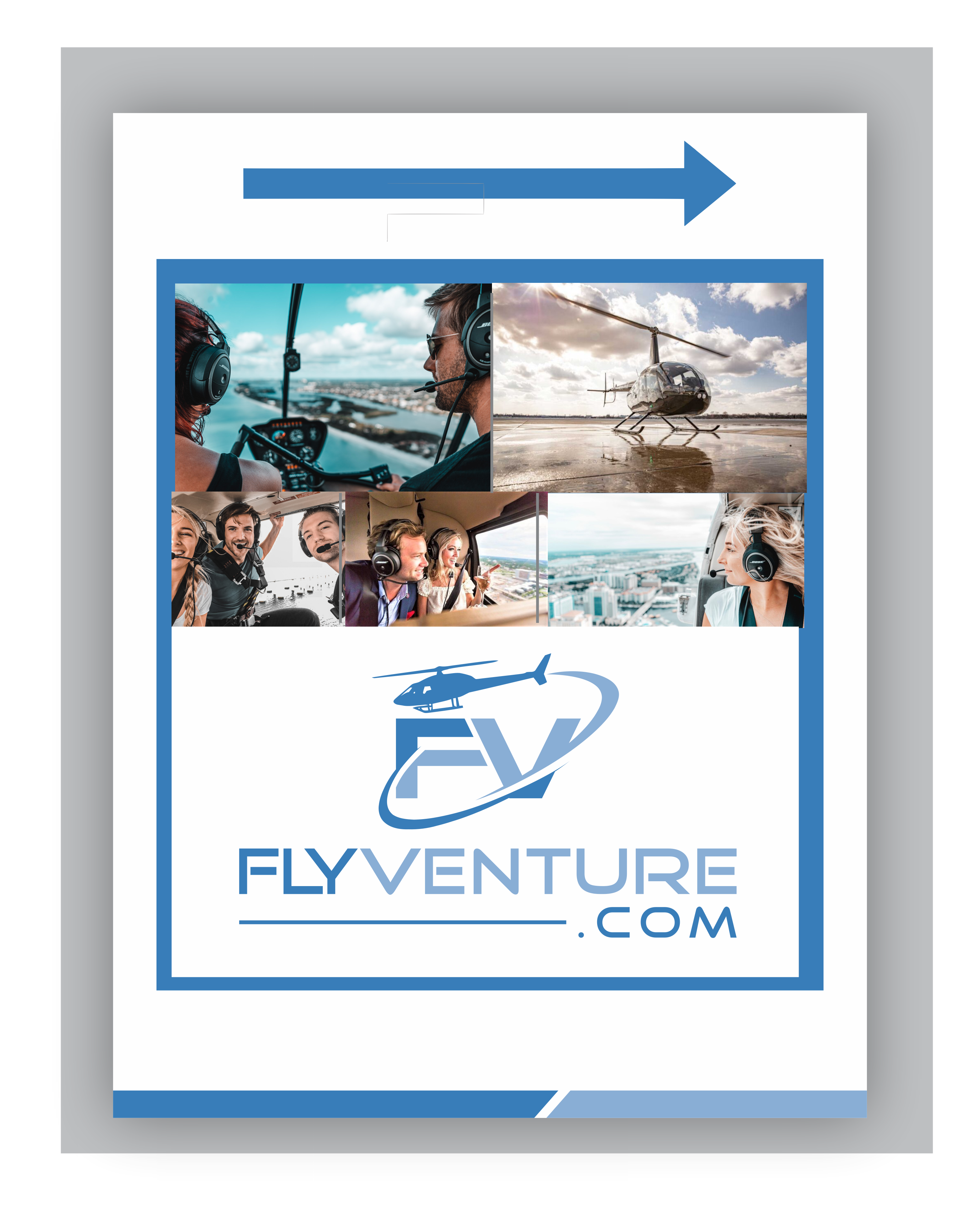 Diseño de Señalética por freelancer75 para Heli Aviation Florida, LLC | Diseño #36584705