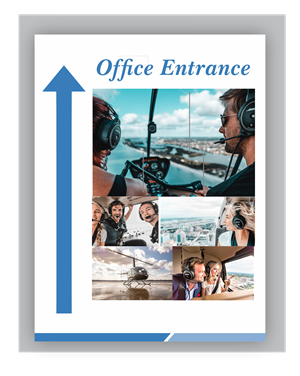 Diseño de Señalética por freelancer75 para Heli Aviation Florida, LLC | Diseño: #36584723